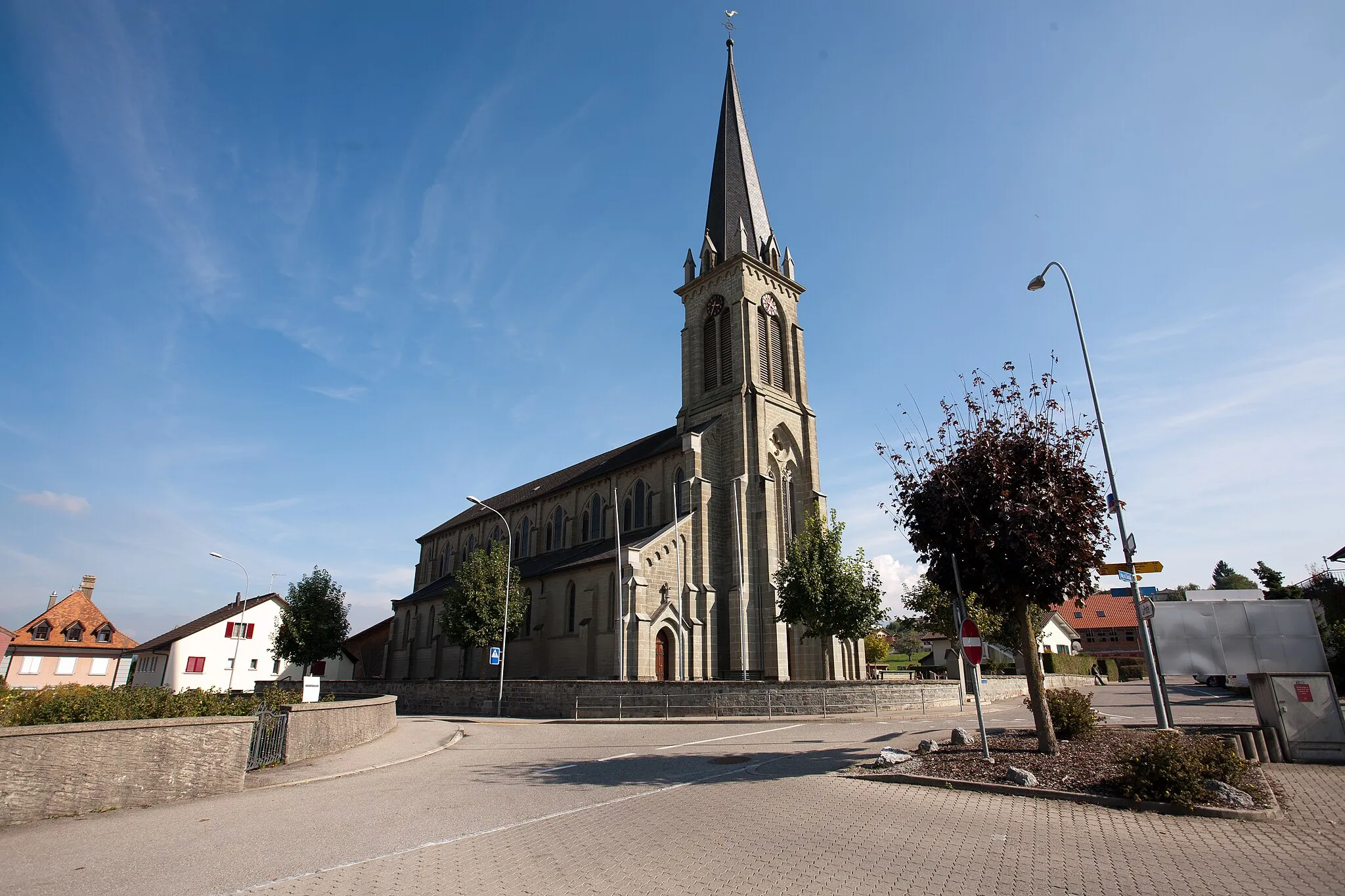 Photo showing: Farvagny Eglise Saint Vincnet