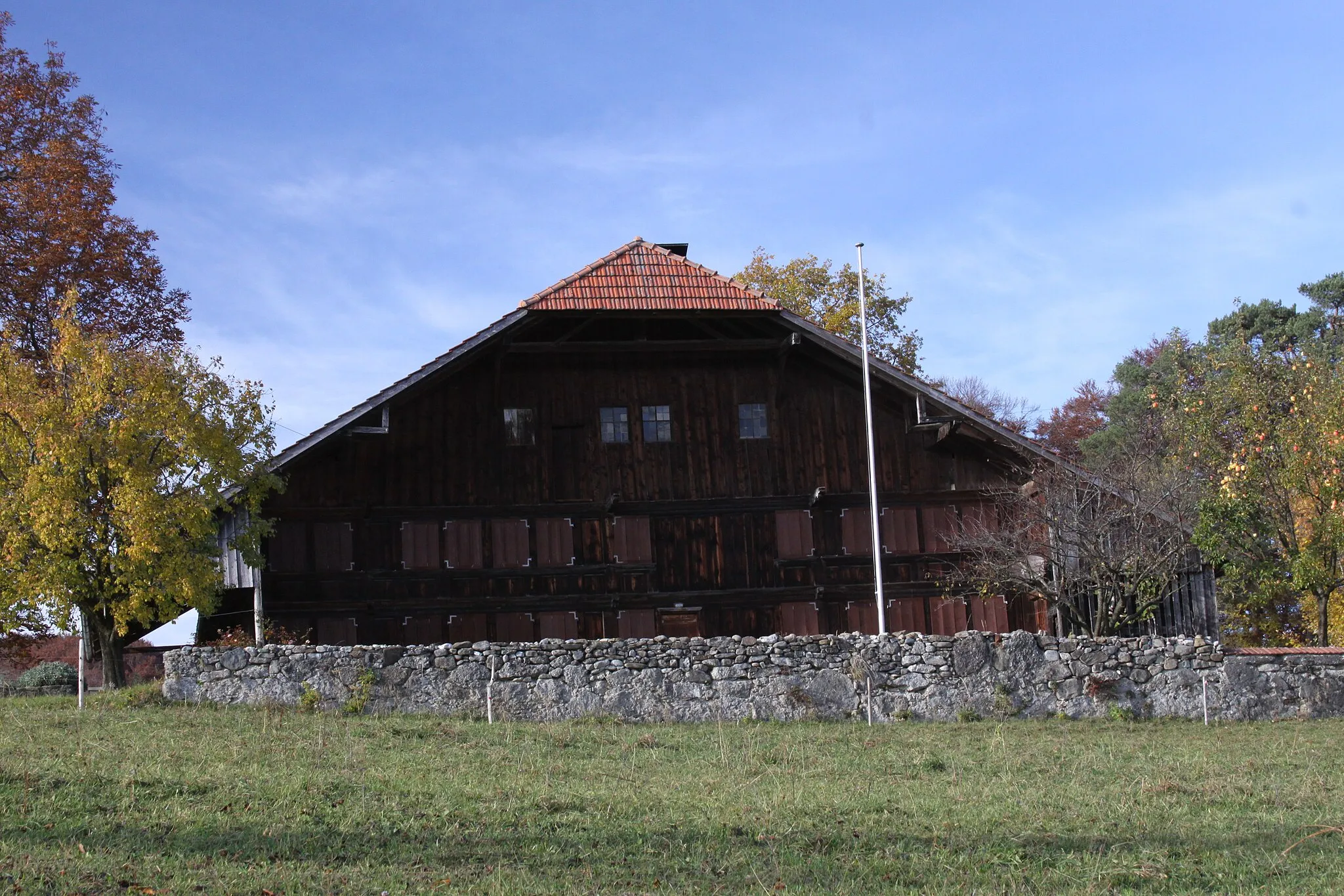 Photo showing: Farmhouse, Route De La Tour 35, Pont-en-Ogoz