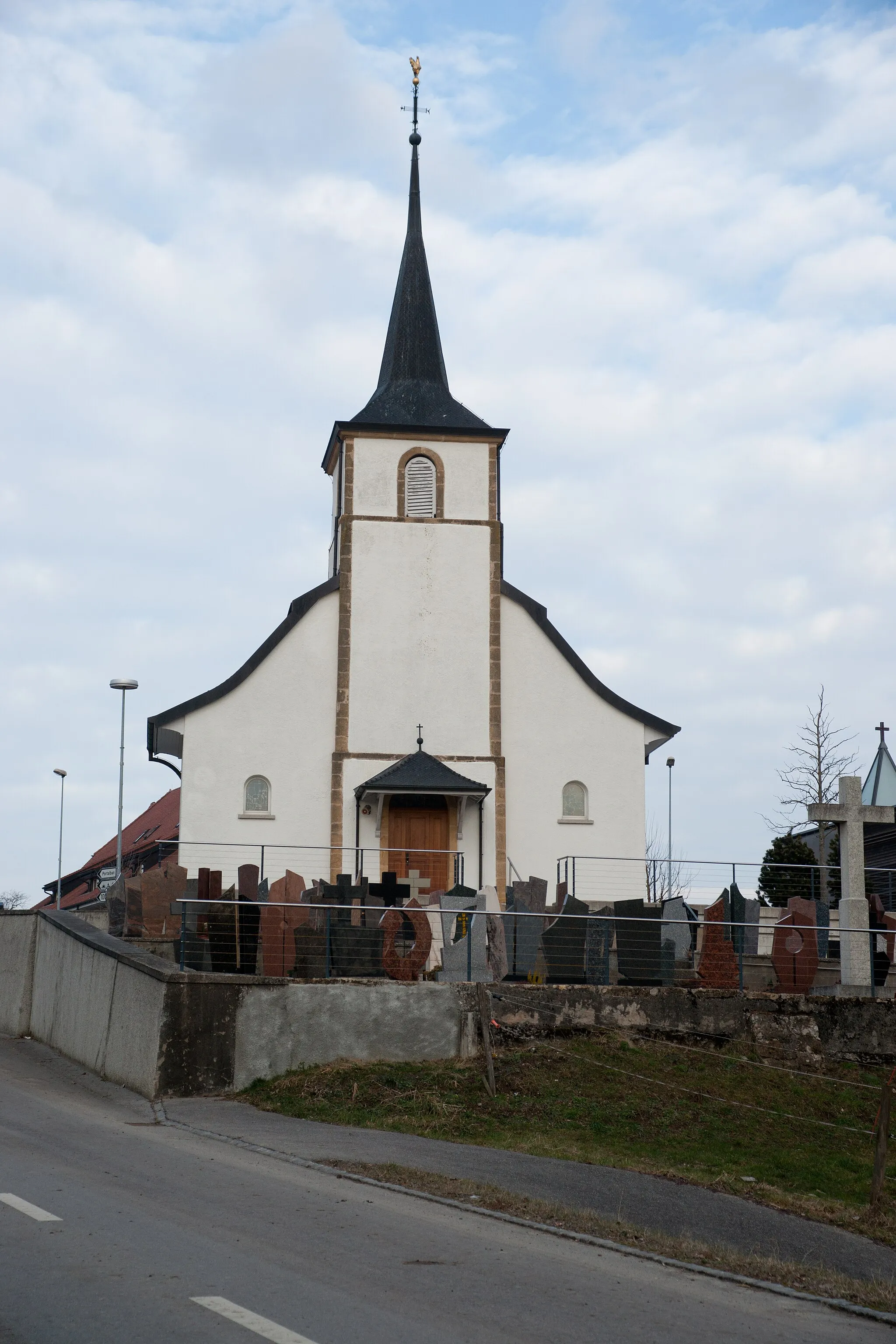 Photo showing: église de Delley-Portalban