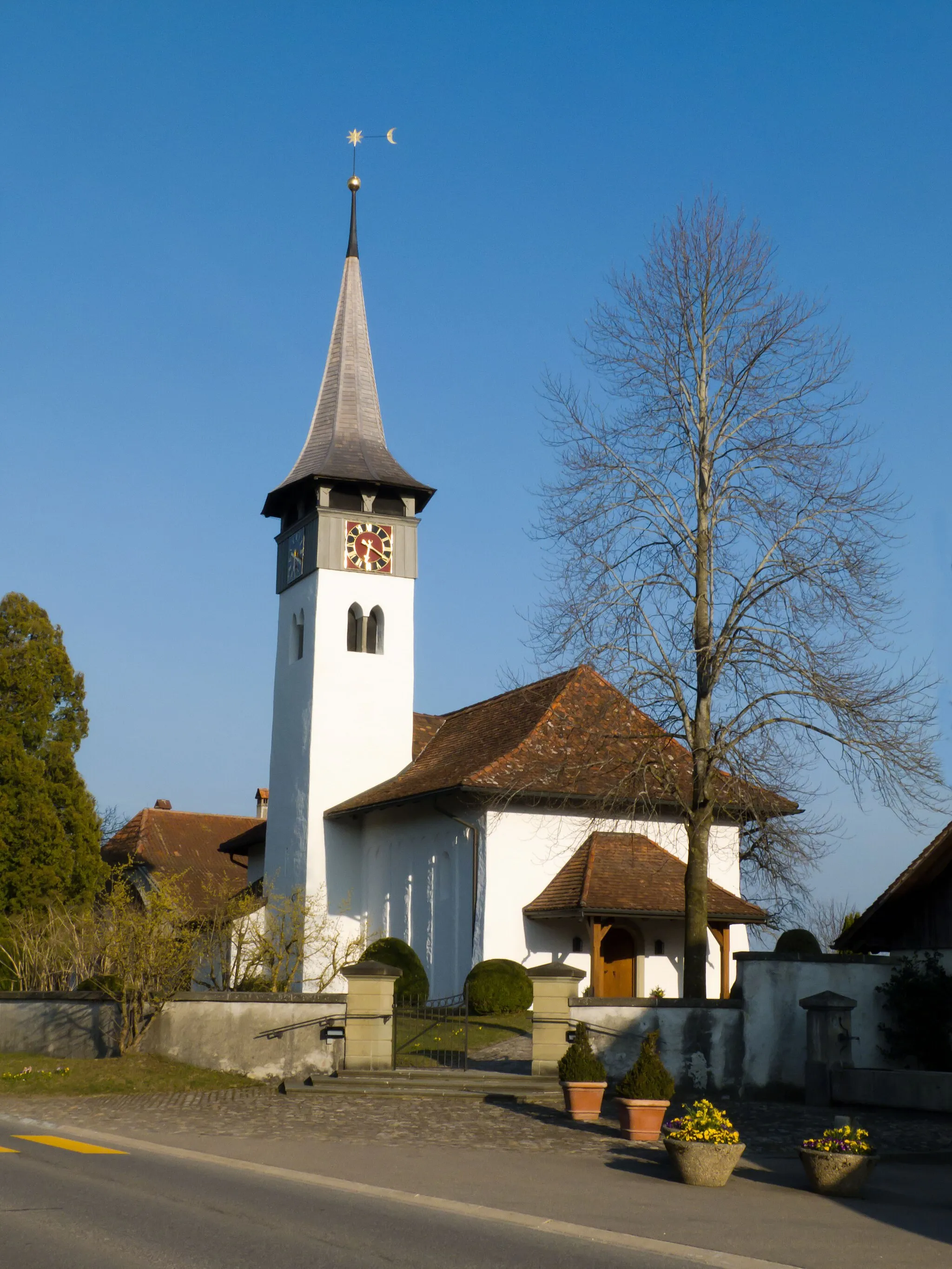 Photo showing: Reformierte Kirche Kirchlindach