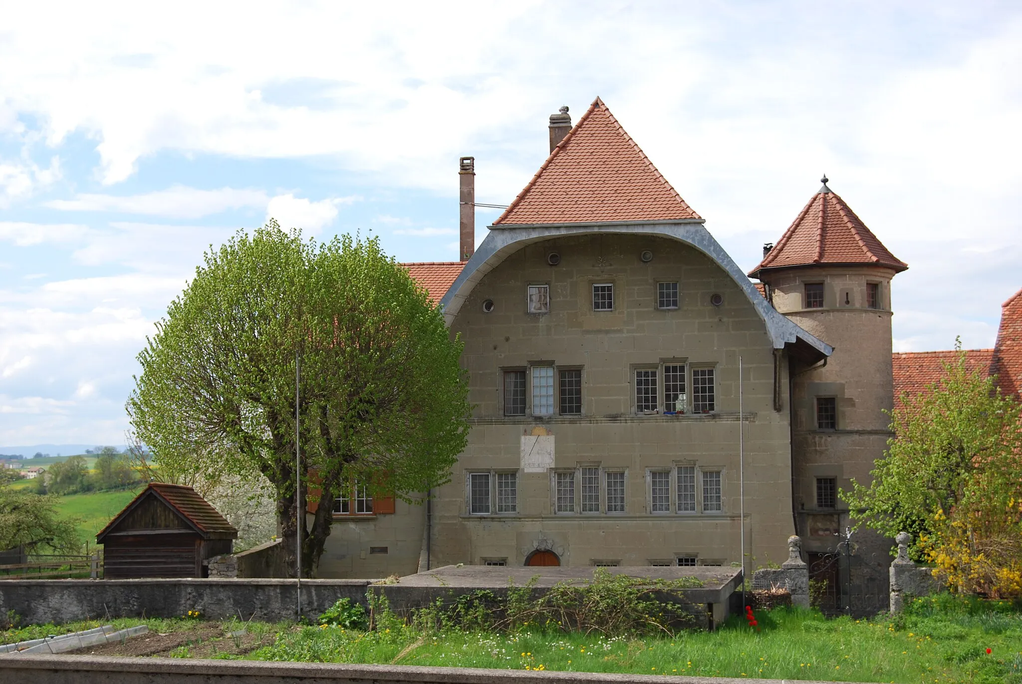 Photo showing: Castle Farvagny, canton of Fribourg, Switzerland