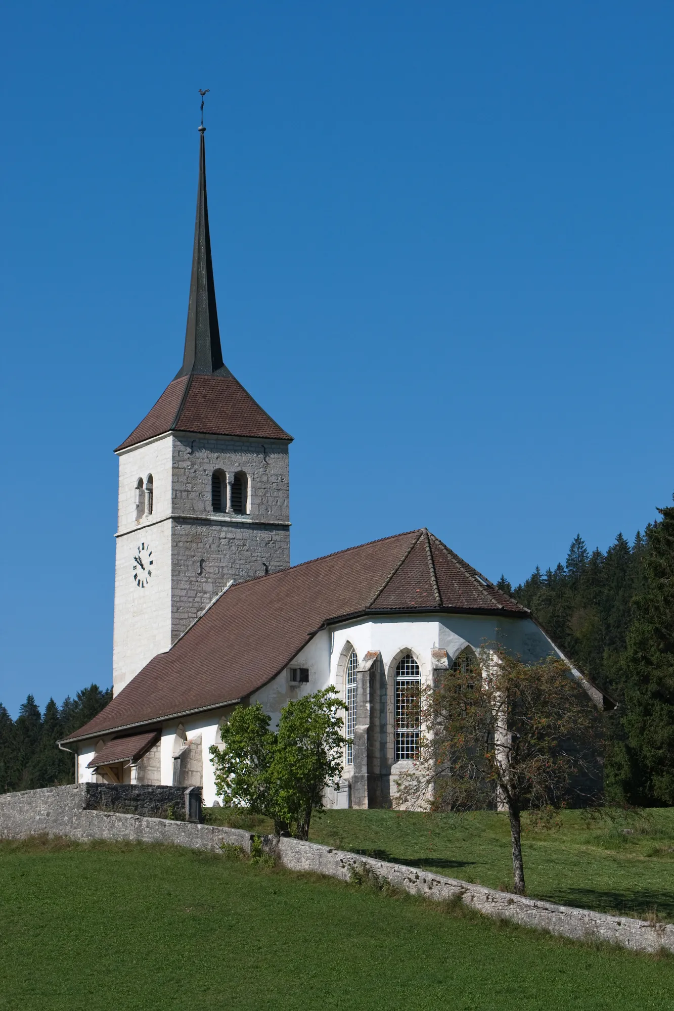 Photo showing: Kirche von La Sagne