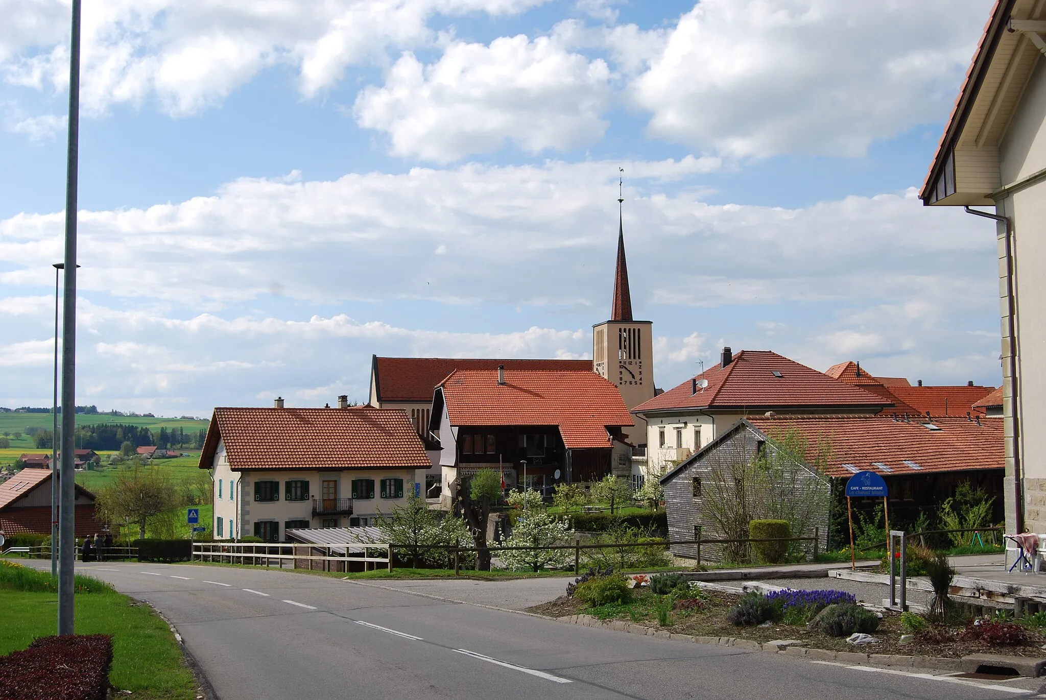 Photo showing: Orsonnens, municipality Villorsonnens, canton of Fribourg, Switzerland