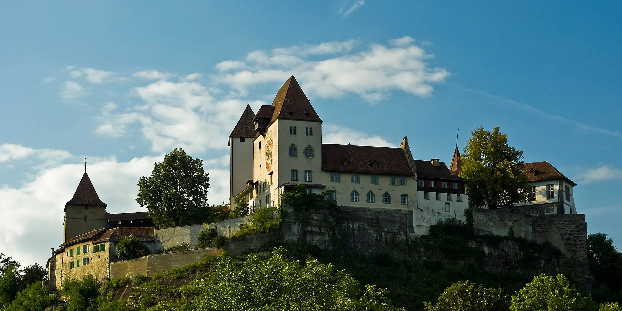 Photo showing: Burgdorf, Schlossanlage im Abendlicht