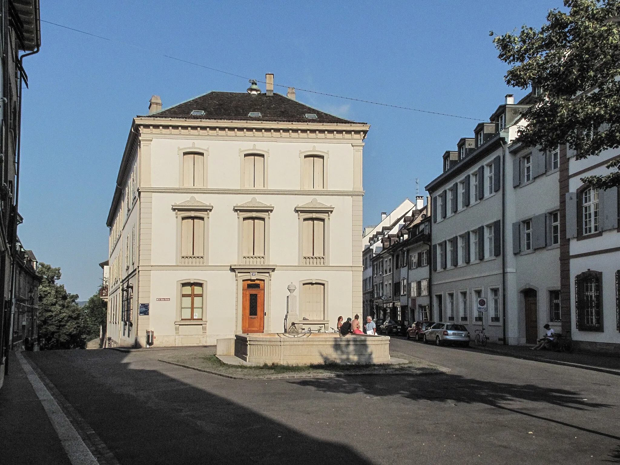 Photo showing: Basel, view to a street near Sankt Alban Vorstadt