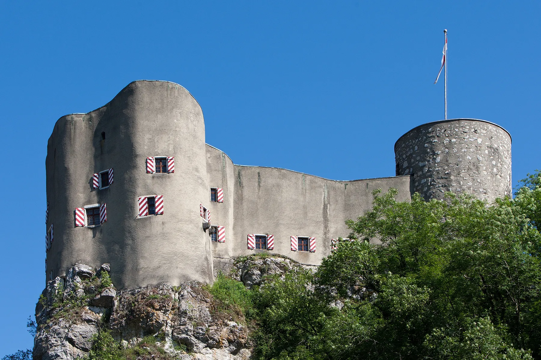 Photo showing: Burg Alt-Falkenstein in der Klus von Balsthal (SO)