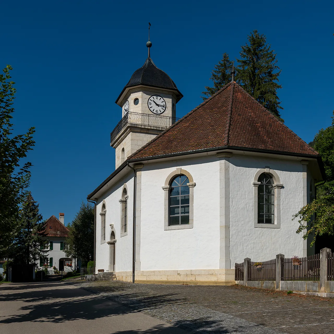 Photo showing: Kirche in Sonvilier (BE)
