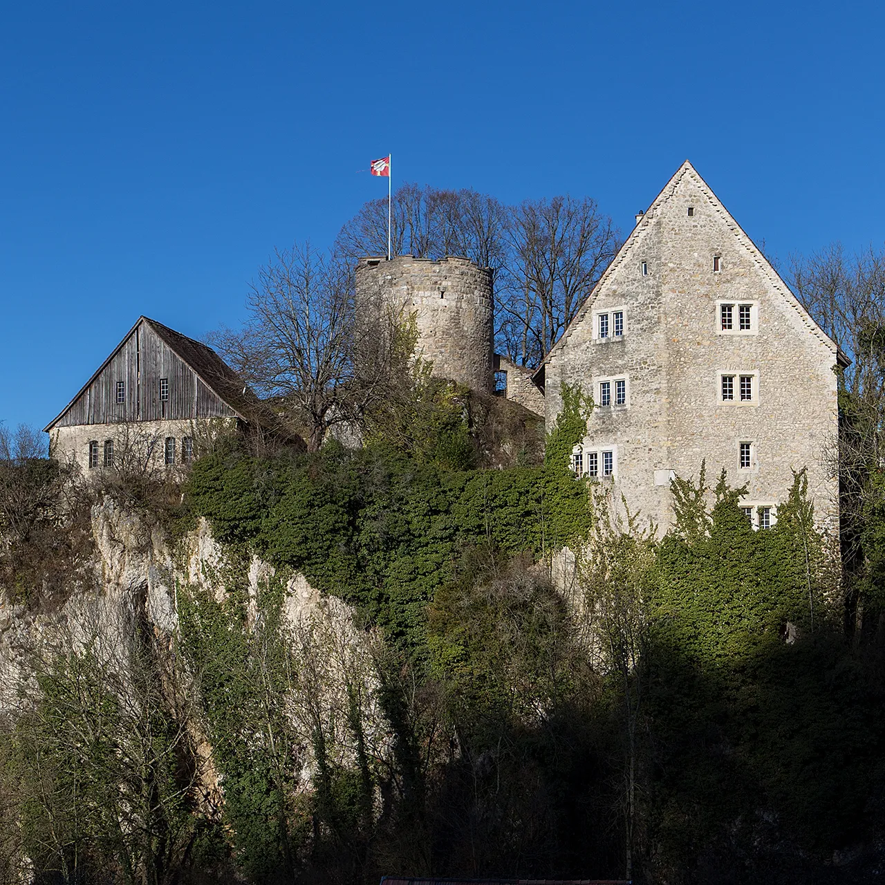 Photo showing: Château de Pleujouse (JU)