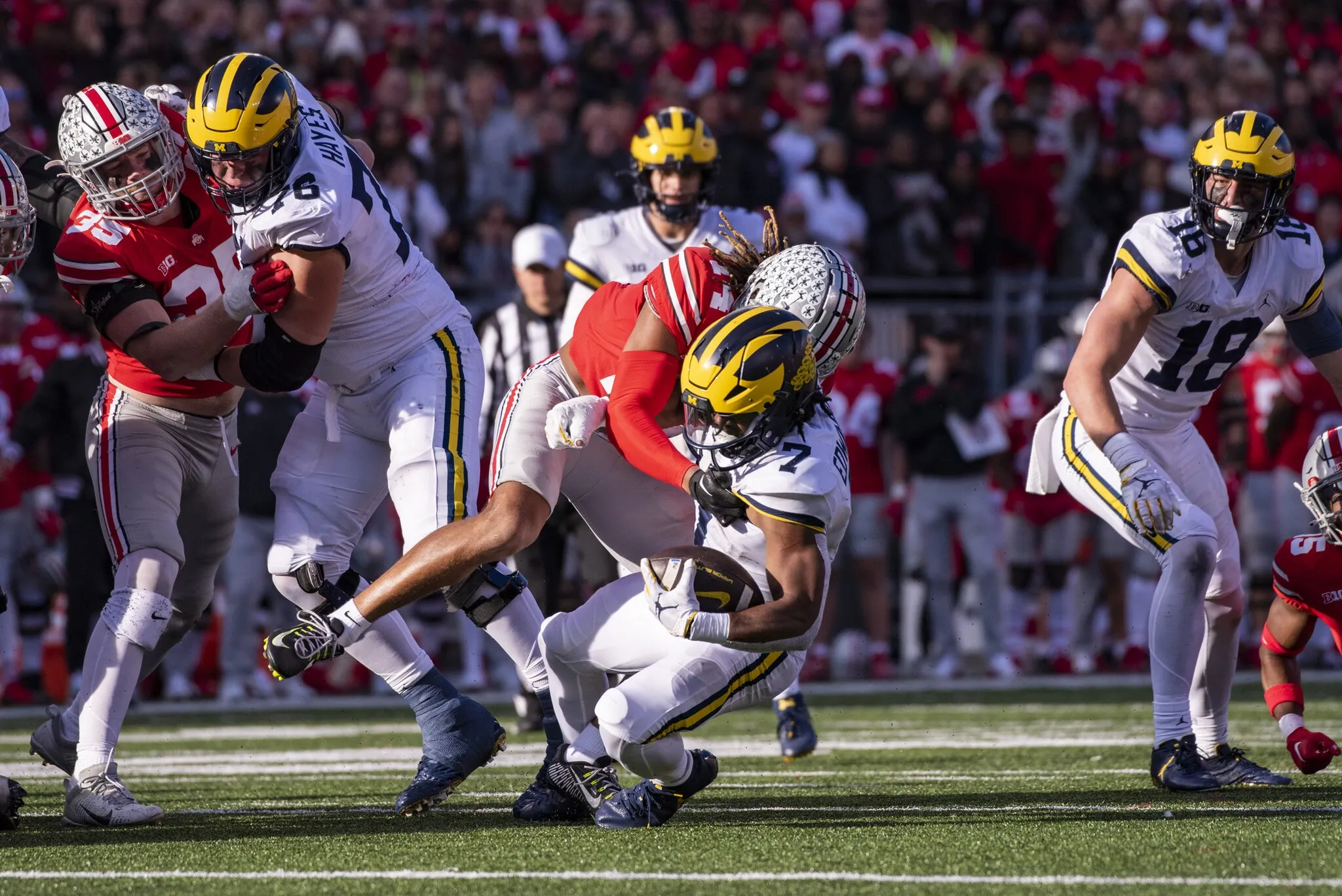 Photo showing: Michigan vs. Ohio State in Columbus on November 26, 2022. Zoey Holmstrom