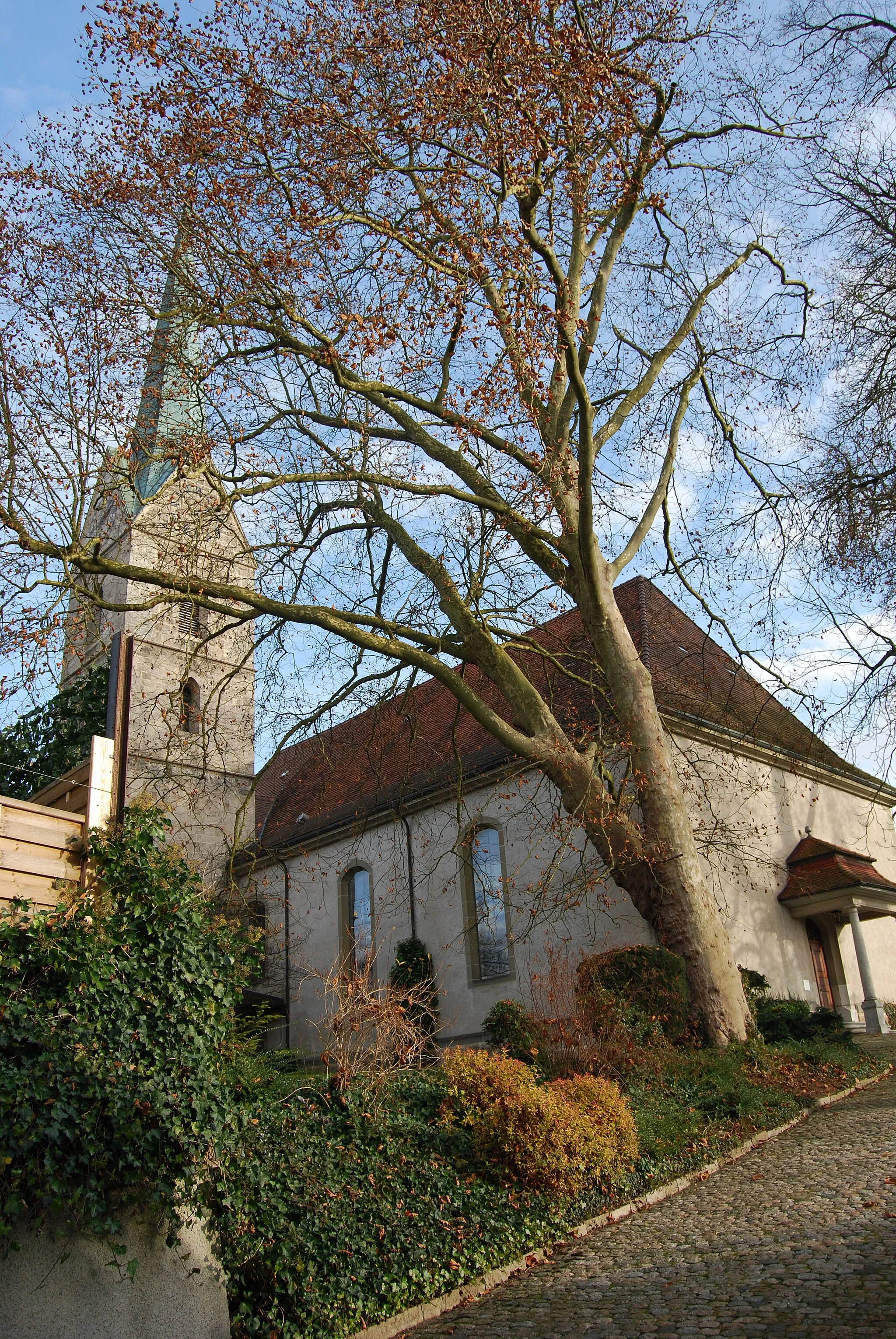 Photo showing: Protestant Church of Herzogenbuchsee, canton of Bern, Switzerland