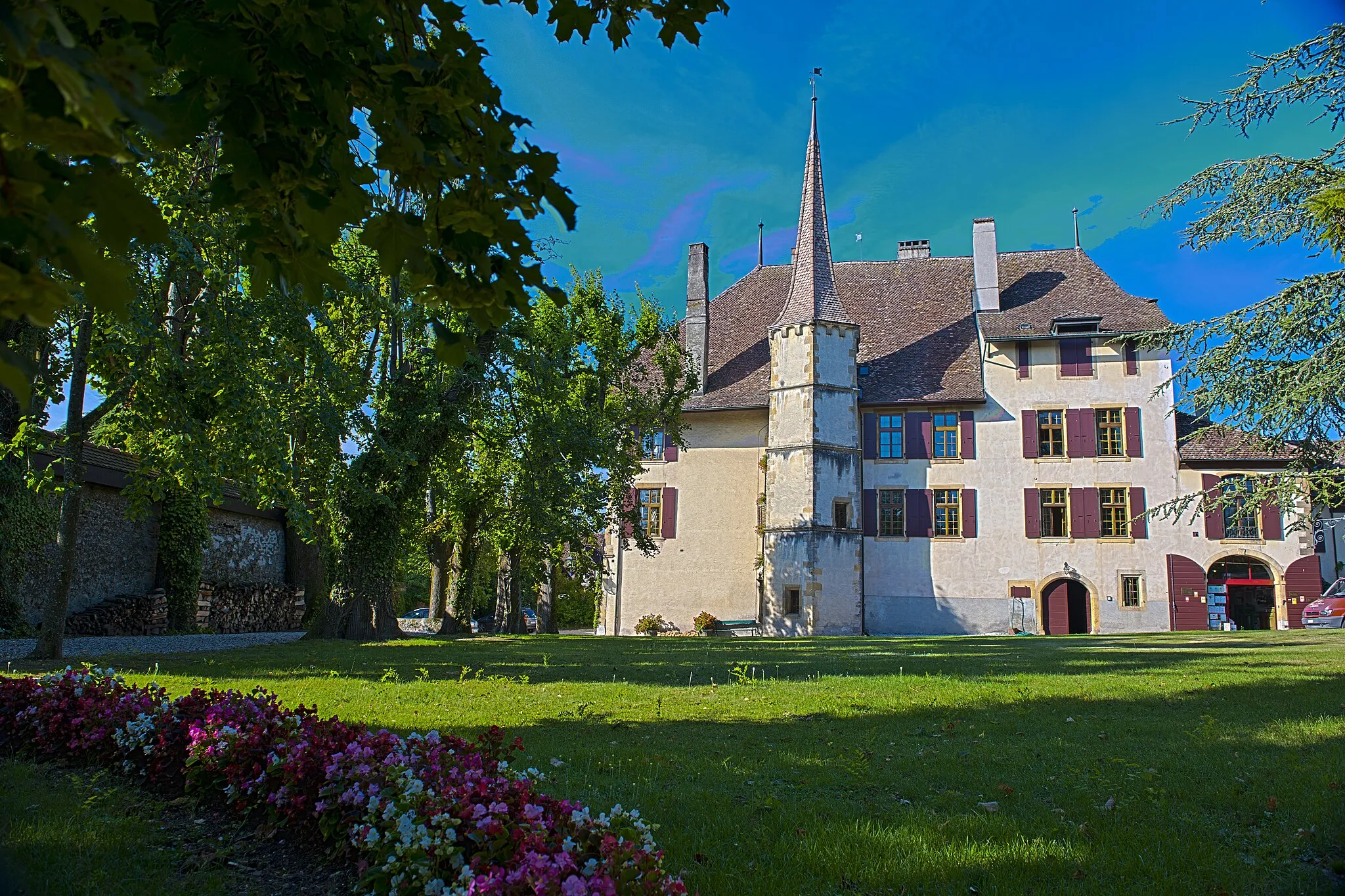 Photo showing: Auvernier, Château d'Auvernier