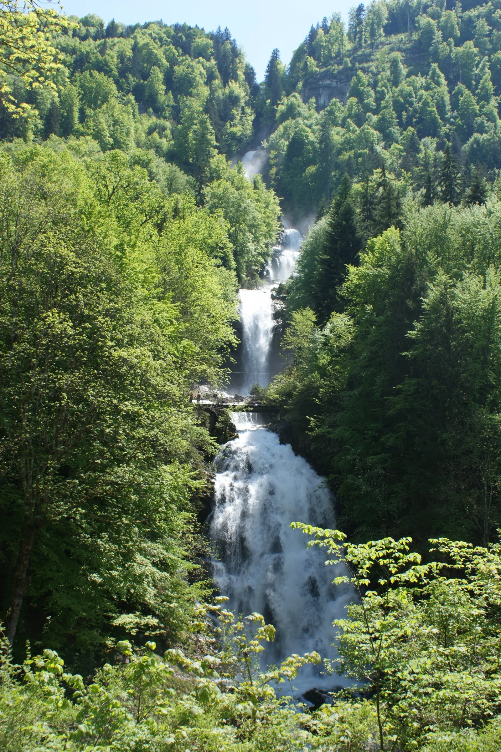 Photo showing: Die Giessbachfälle im Berner Oberland