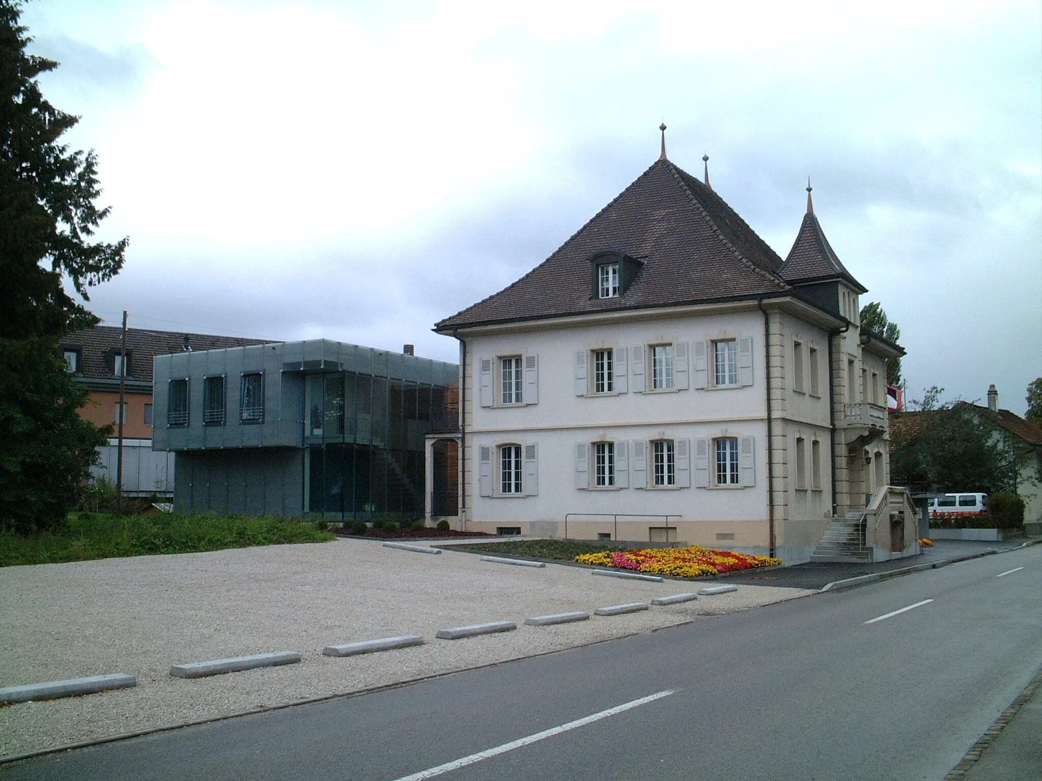 Photo showing: Schmitten, a village in the canton of Fribourg, Switzerland.