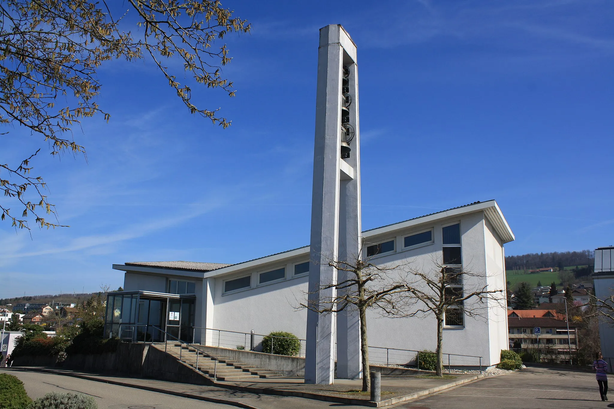 Photo showing: Kirche Rohrdorf (Reformierte Kirche in Niederrohrdorf)