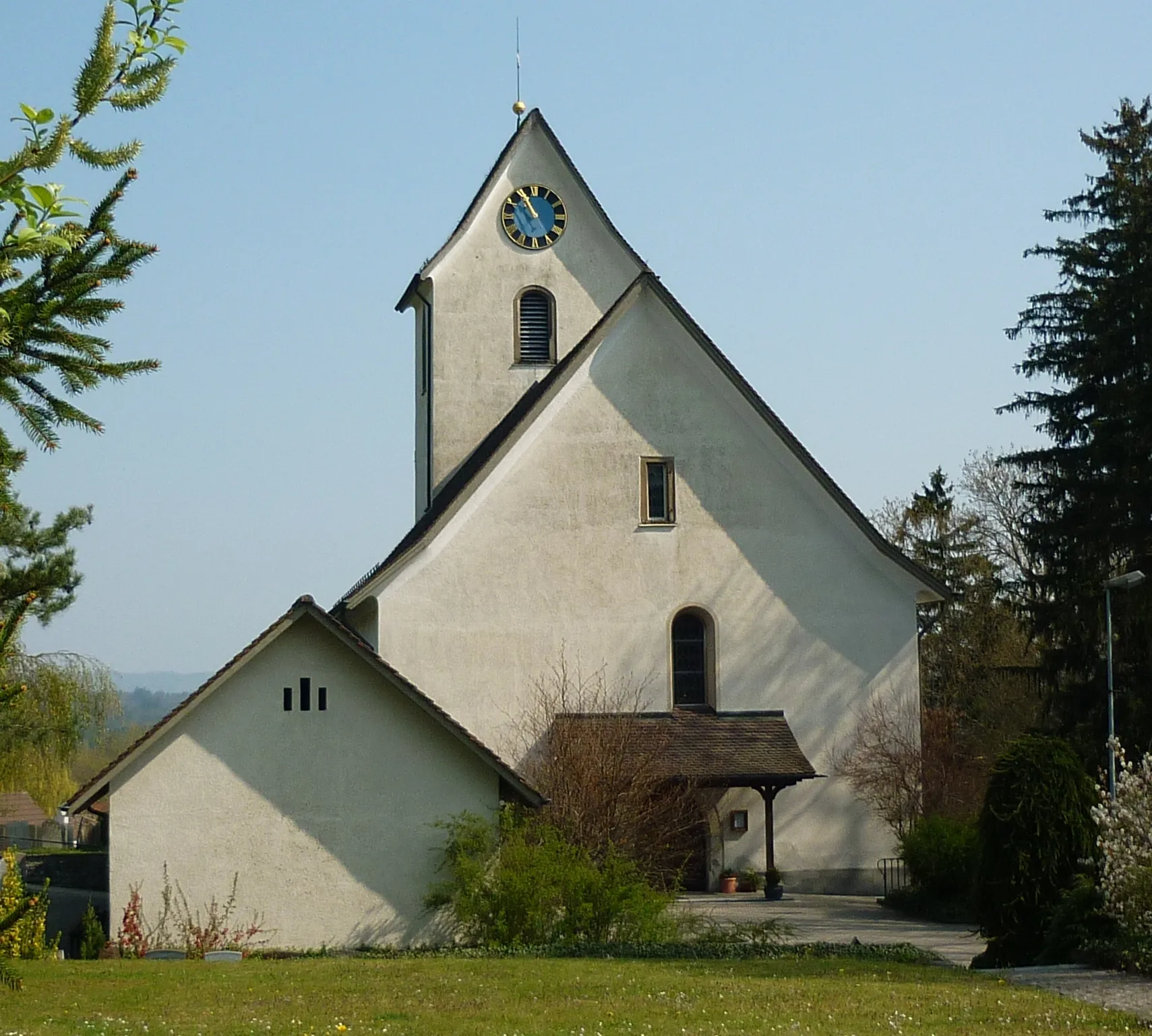 Photo showing: Old church in Flaach ZH, Switzerland