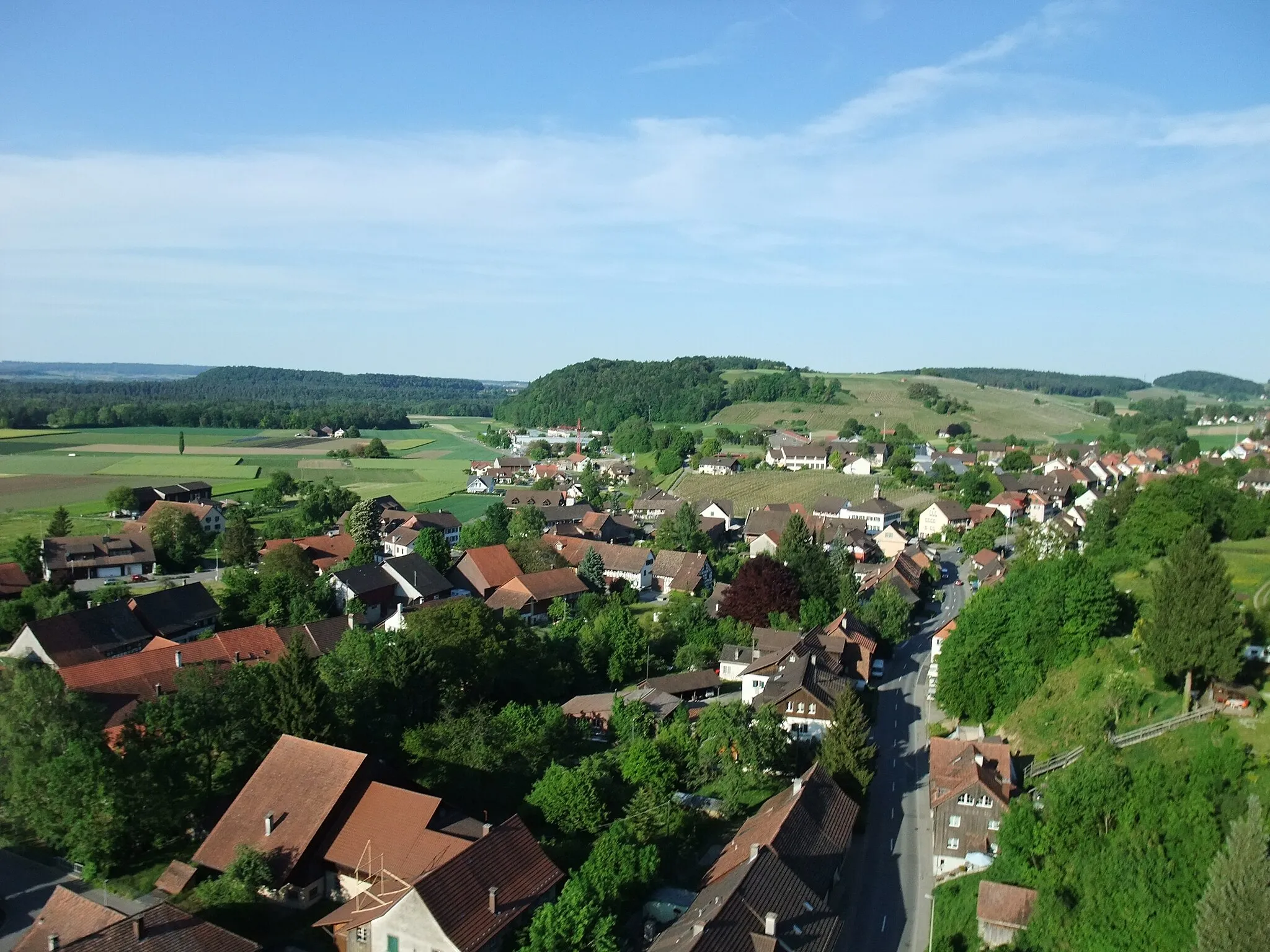 Photo showing: Blick über Flaach