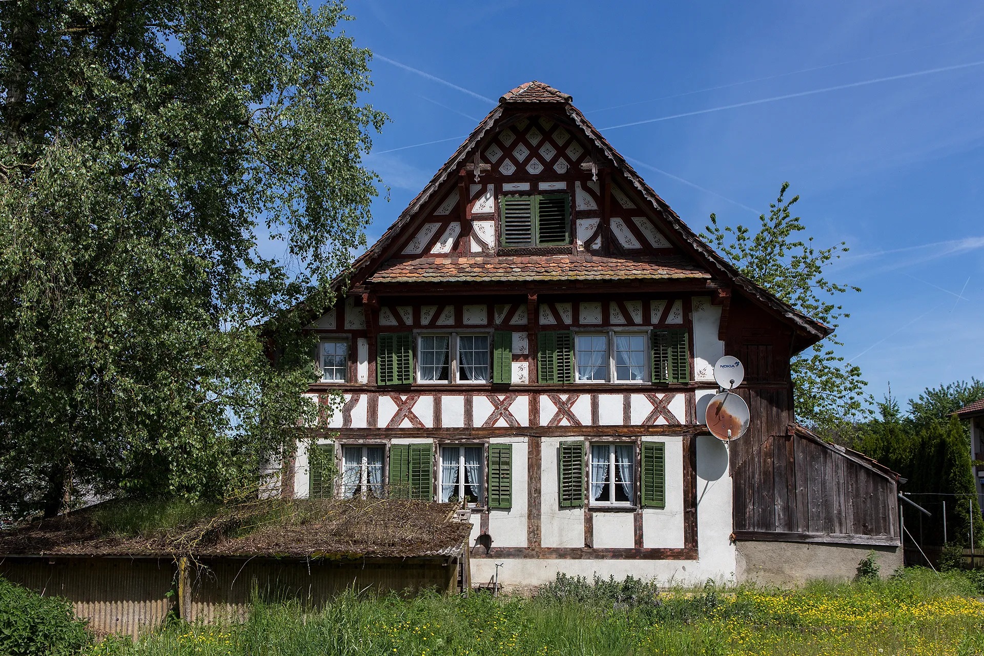 Photo showing: Wohnhaus an der Unterdorfstrasse 8 in Waldhäusern (Gemeinde Bünzen) (AG)