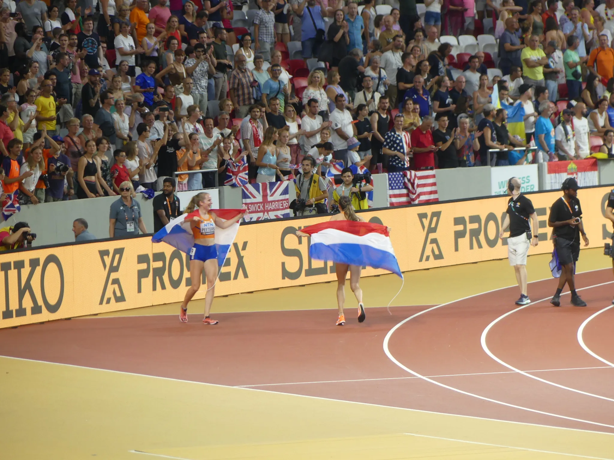 Photo showing: World Athletics Championships Budapest 2023. Finals on the 27th of August, 2023. National Athletics Center, Budapest.