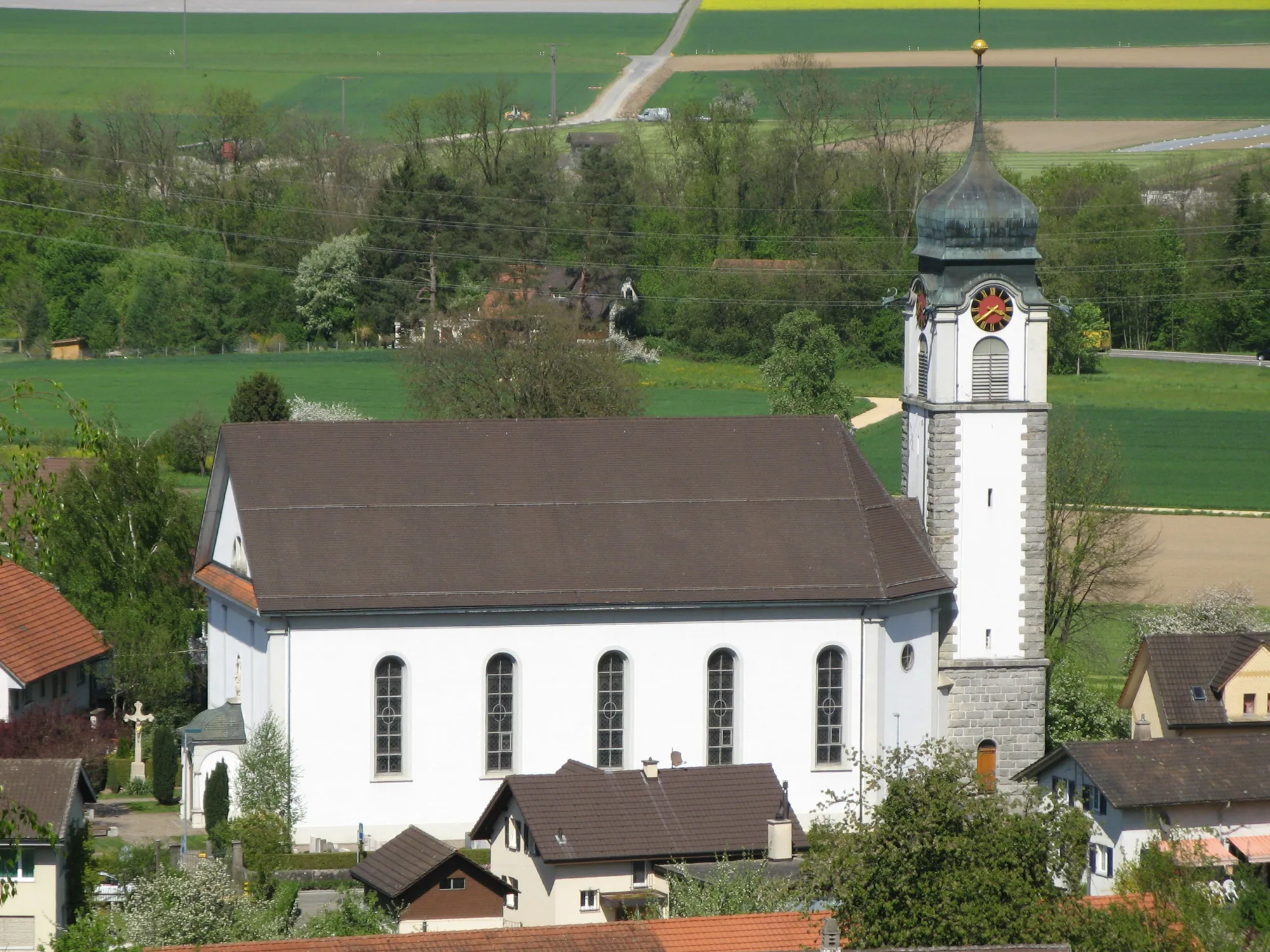 Photo showing: Katholische Kirche in Tägerig