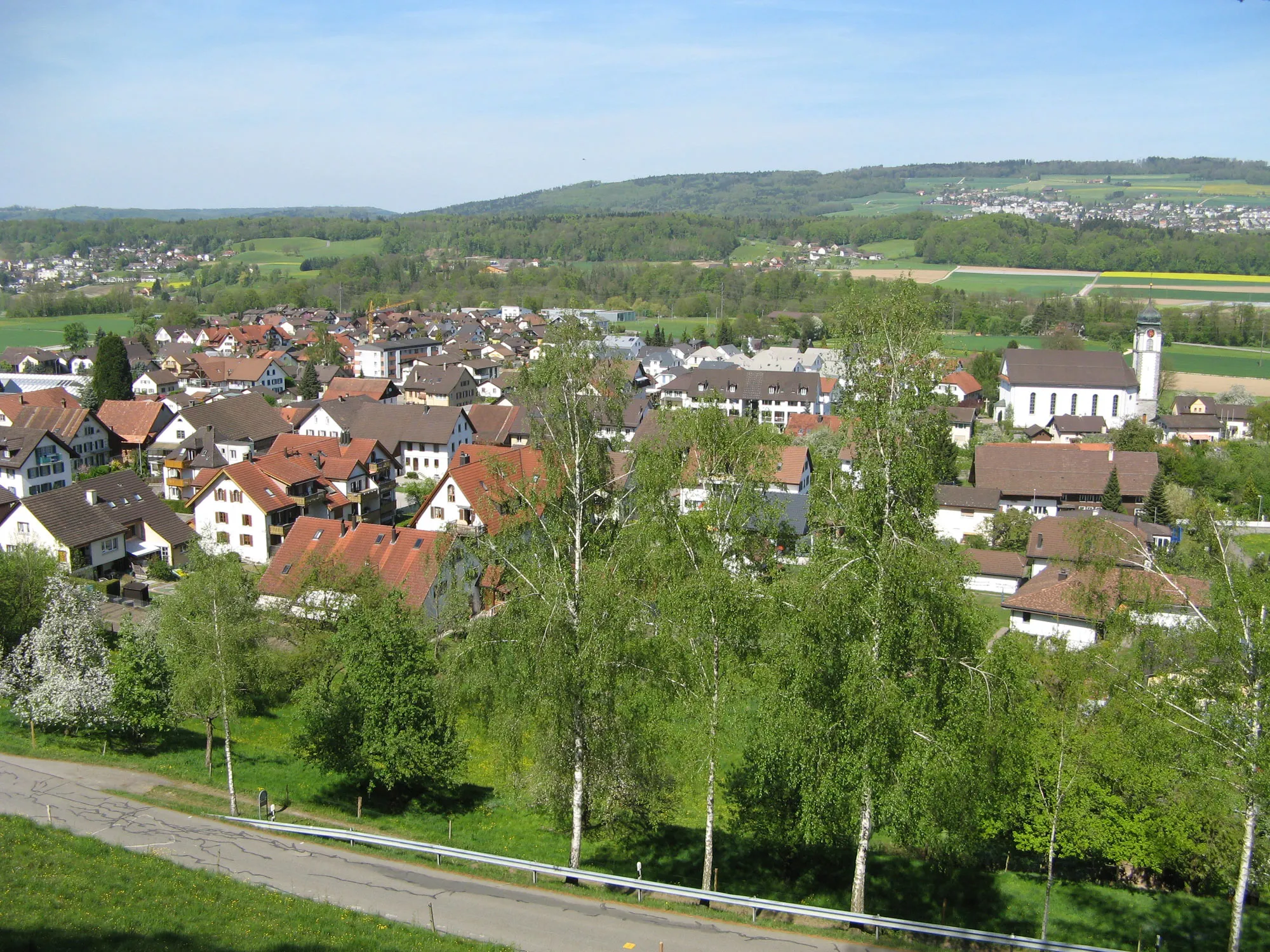 Photo showing: Ansicht von Tägerig, aufgenommen oberhalb des Dorfes