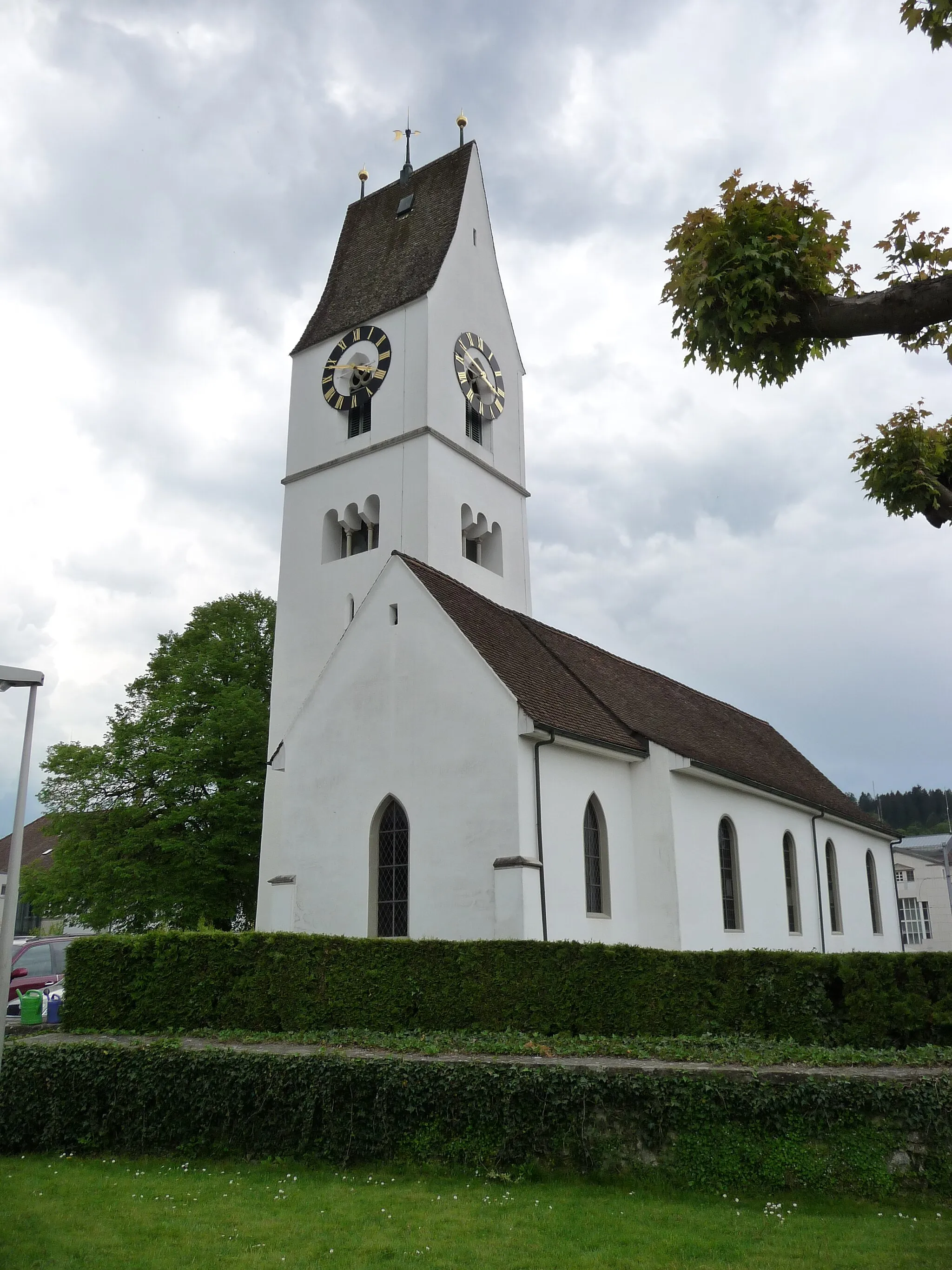 Photo showing: Reformierte Kirche in Unterkulm