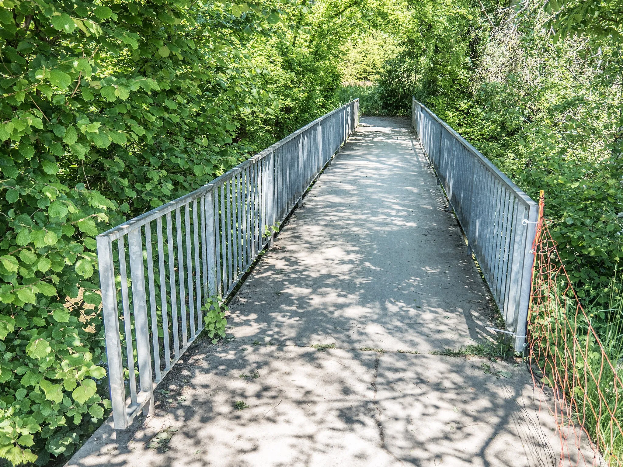 Photo showing: Pedestrian Bridge over the Wyna River, Gontenschwil – Zetzwil, Canton of Aargau, Switzerland