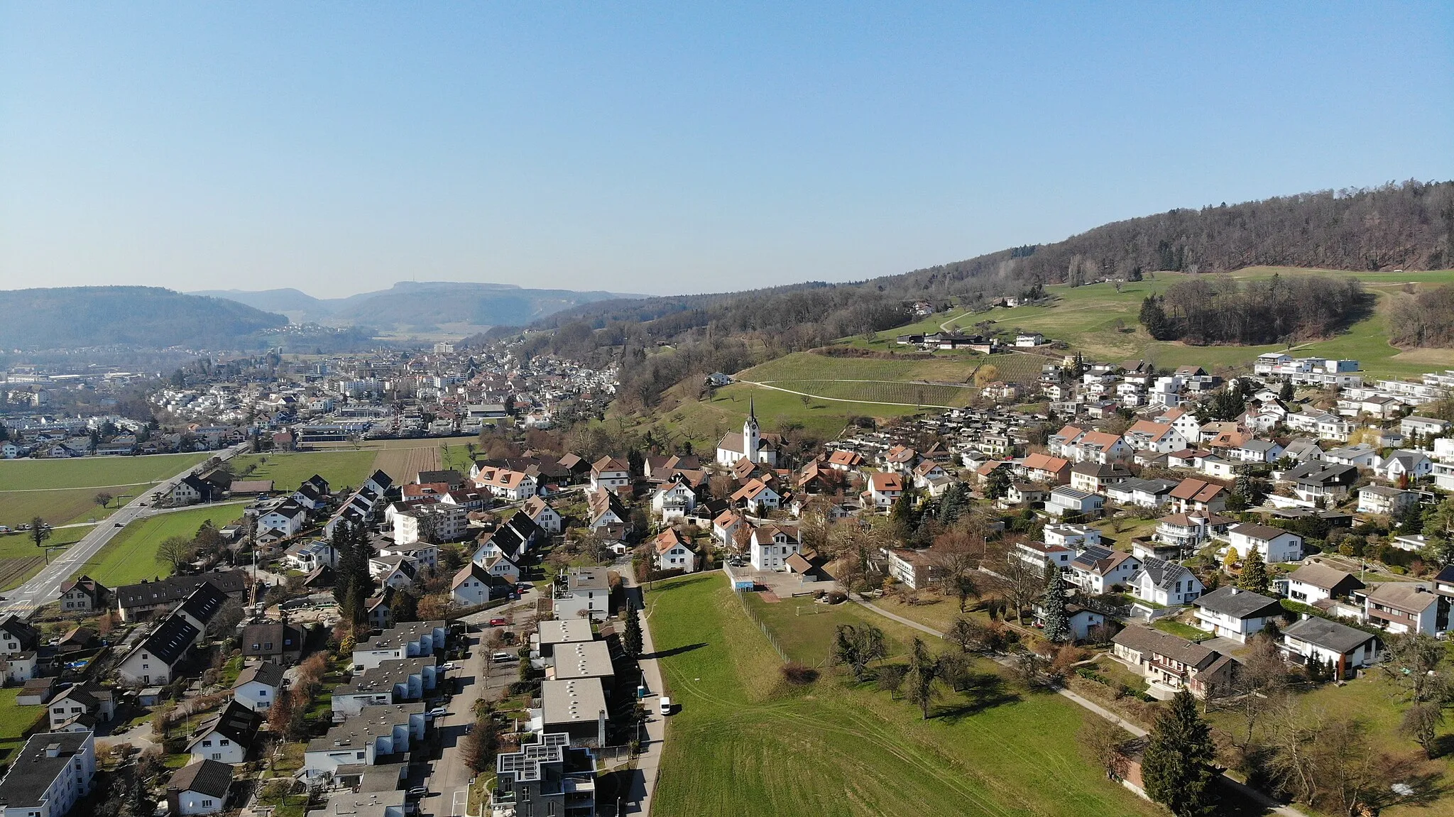 Photo showing: Blick auf Kirchdorf AG