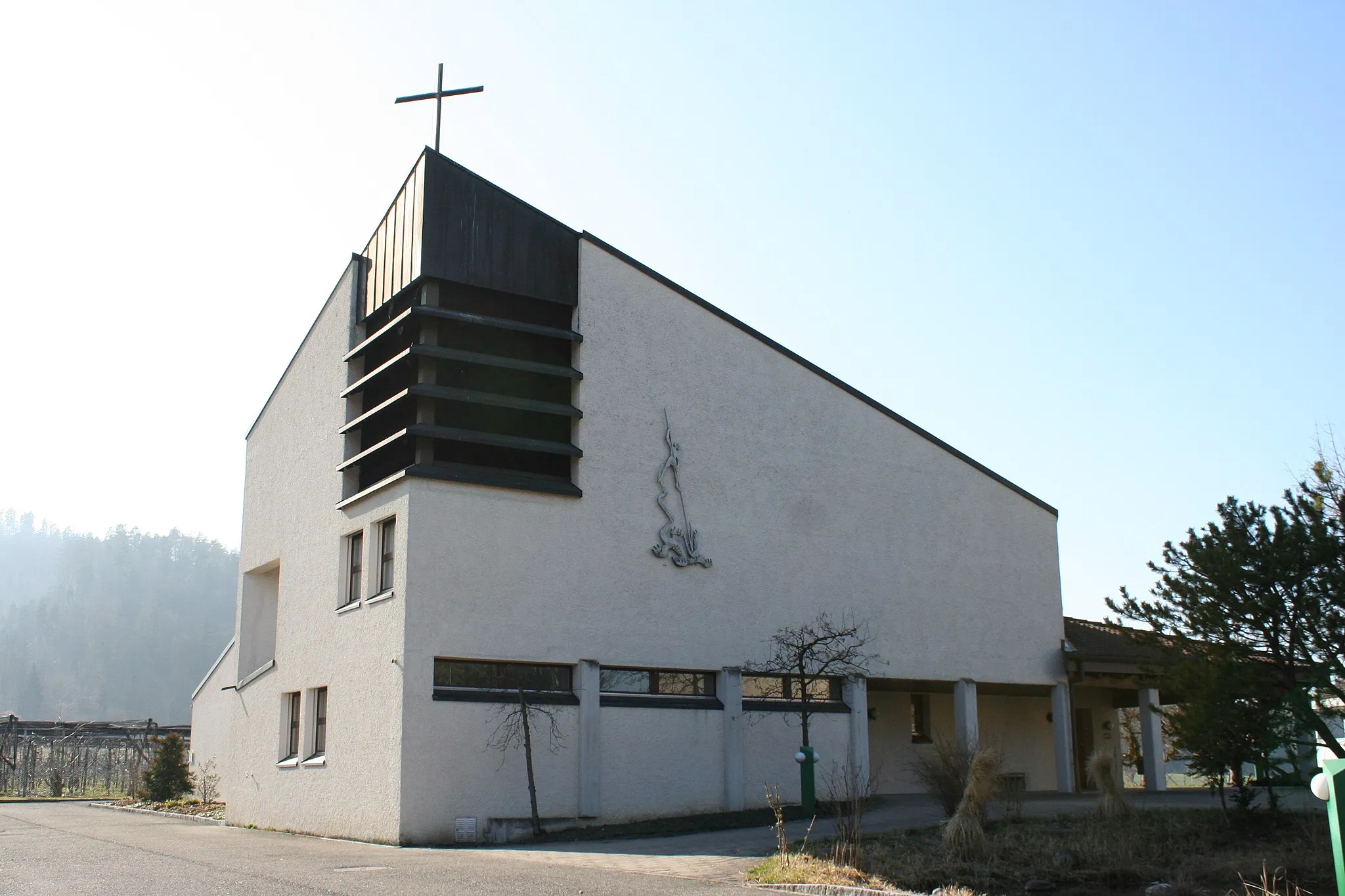 Photo showing: Römisch-katholische Pfarrkirche St. Georg Elgg