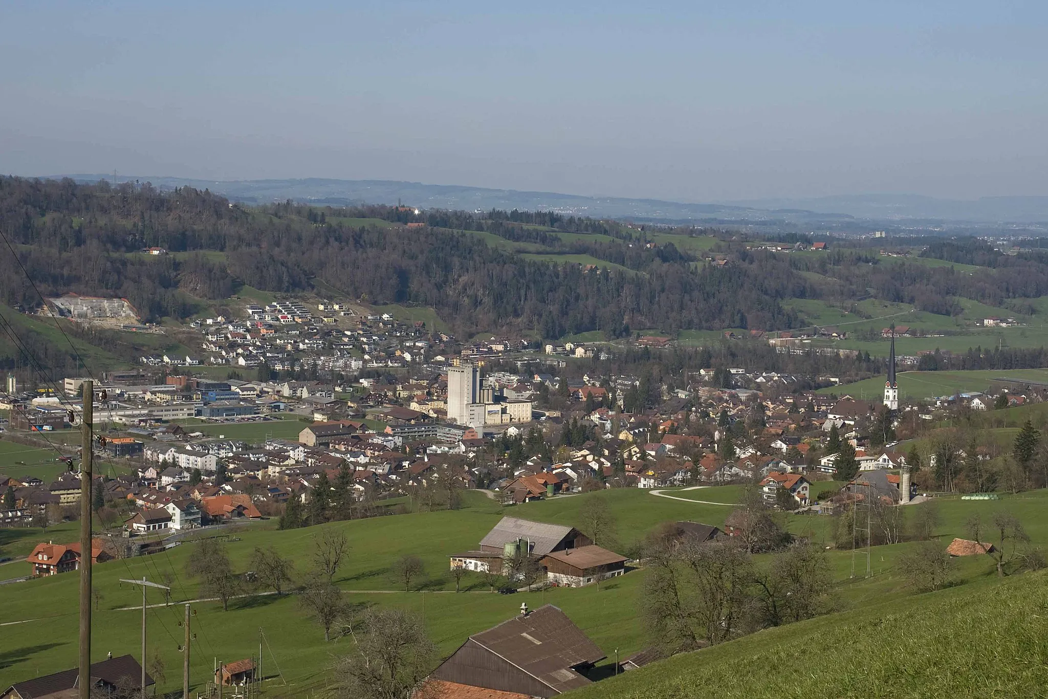 Photo showing: Malters von Schwarzenberg aus gesehen