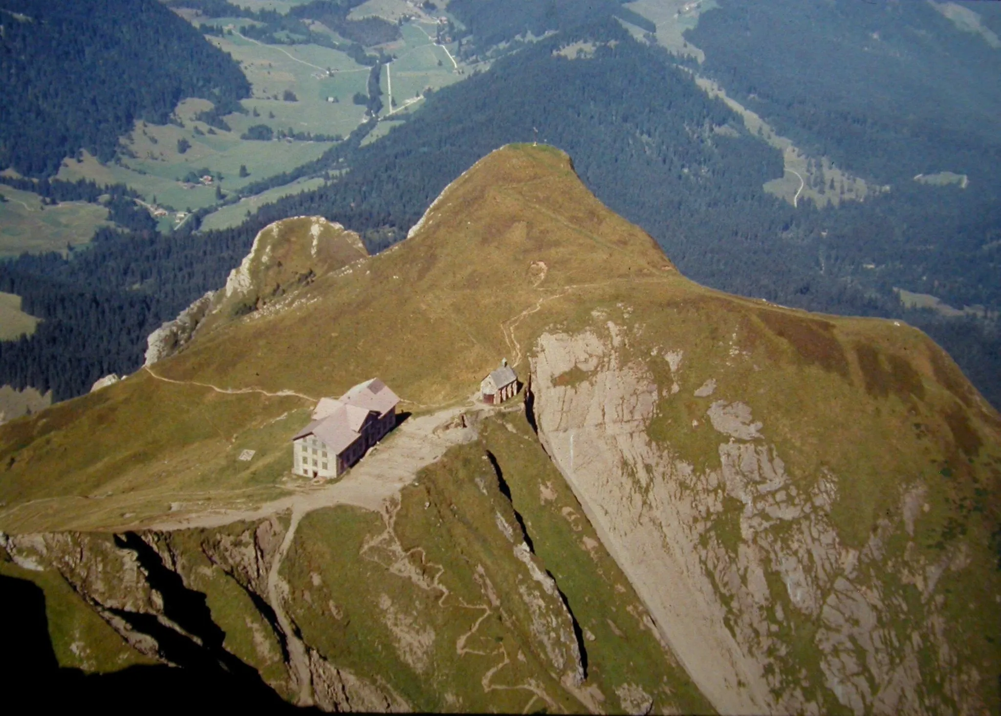 Photo showing: On Pilatus in 1966 - view to Klimsenhorn