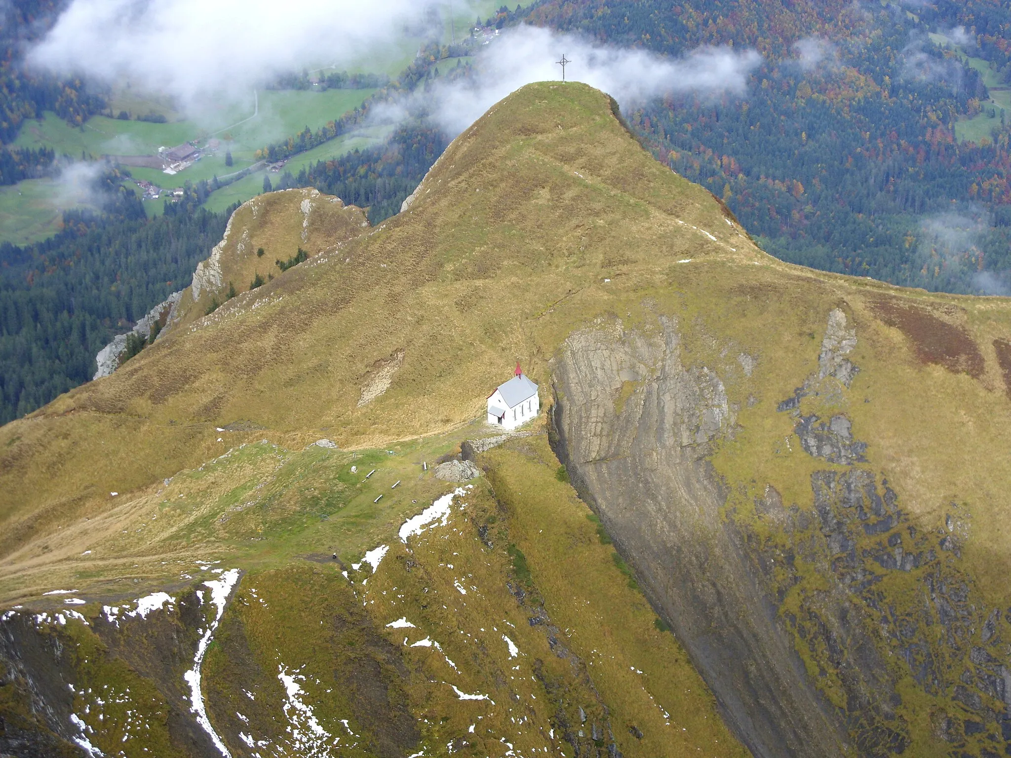 Photo showing: Klimsenkapelle am Klimsenhorn an der Pilatus Nordseite.