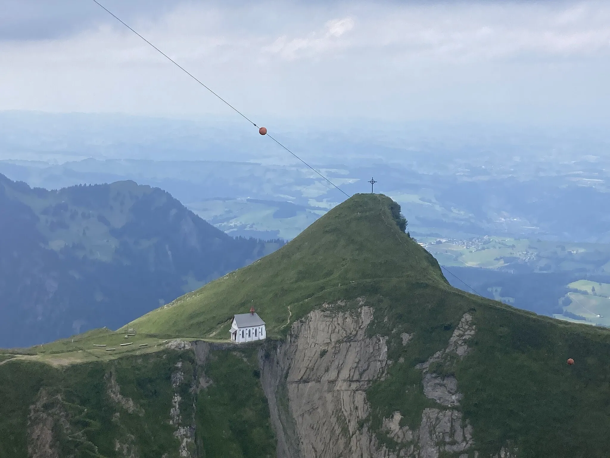 Photo showing: Church near top of Mount Pilatus