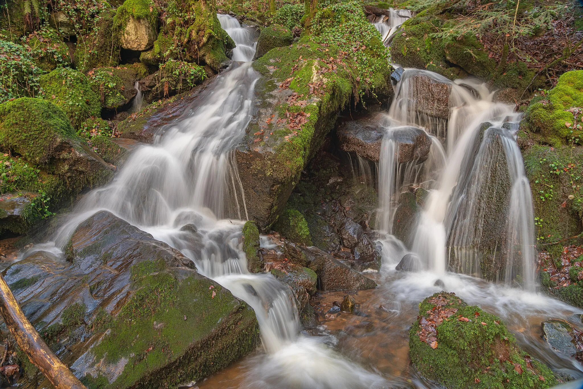 Photo showing: Lehnbach-Wasserfall