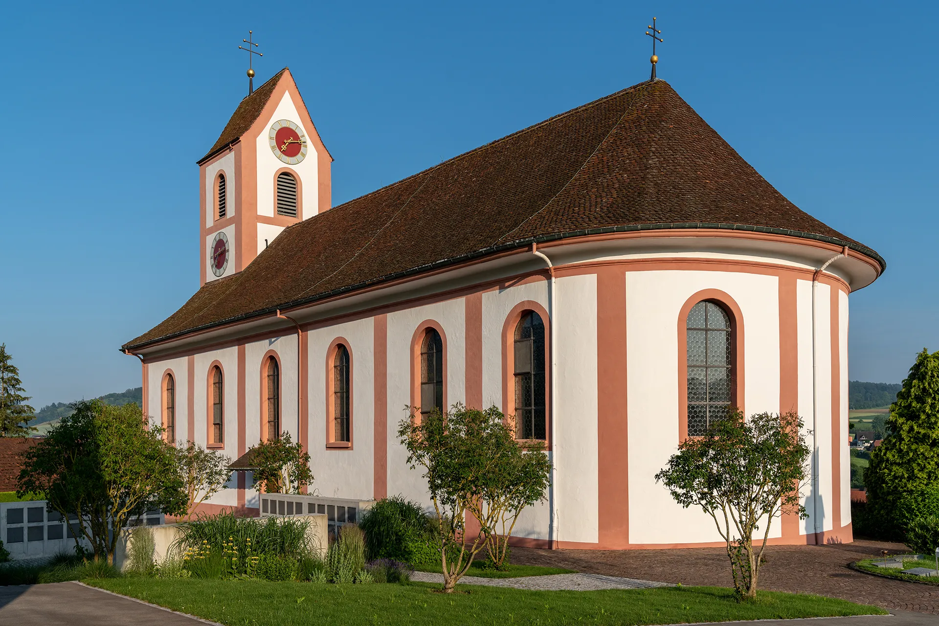 Photo showing: Katholische Pfarrkirche St. Michael in Wegenstetten (AG)