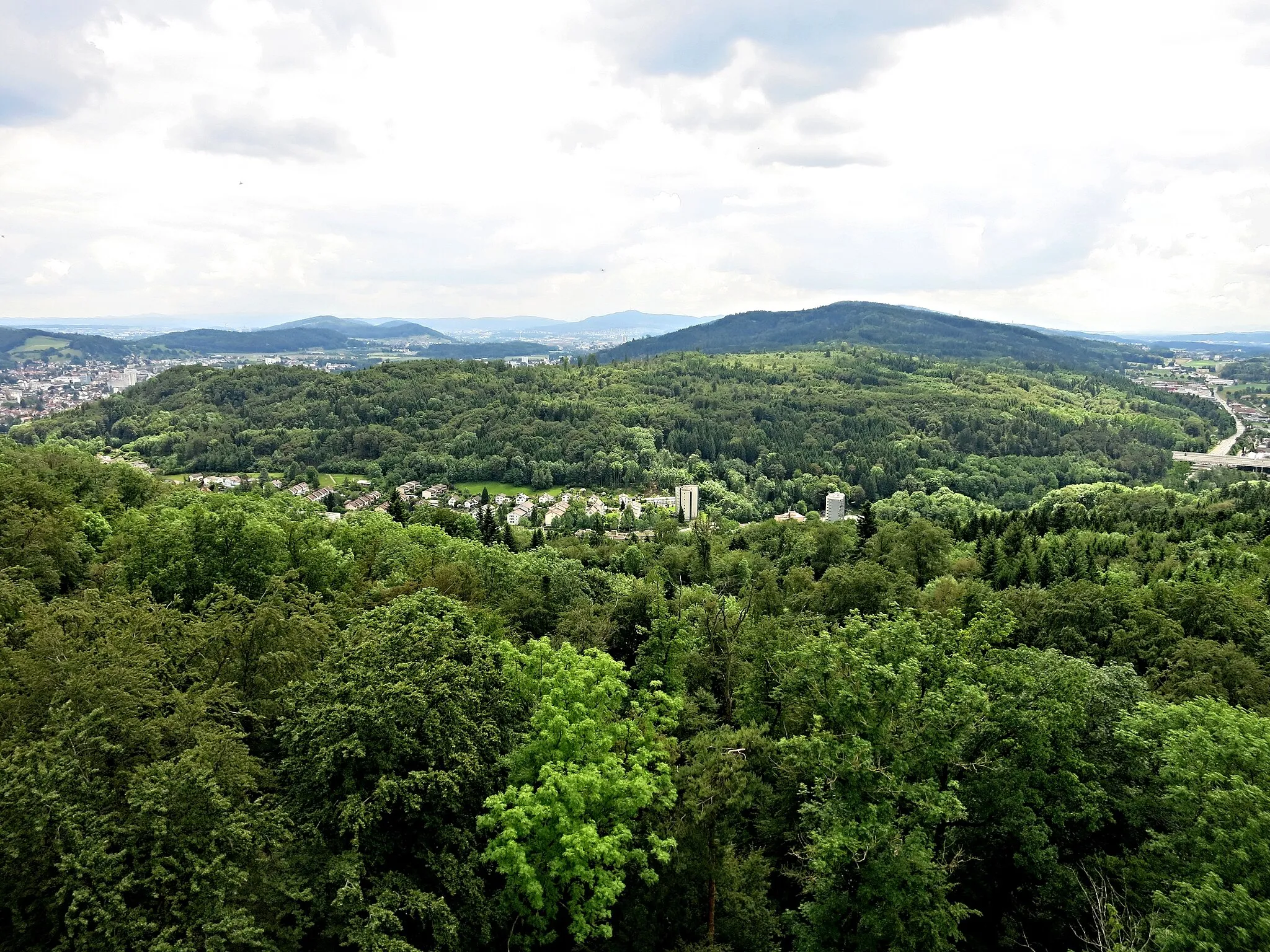 Photo showing: Aussicht Baldegger Wasserturm Richtung Süd Osten