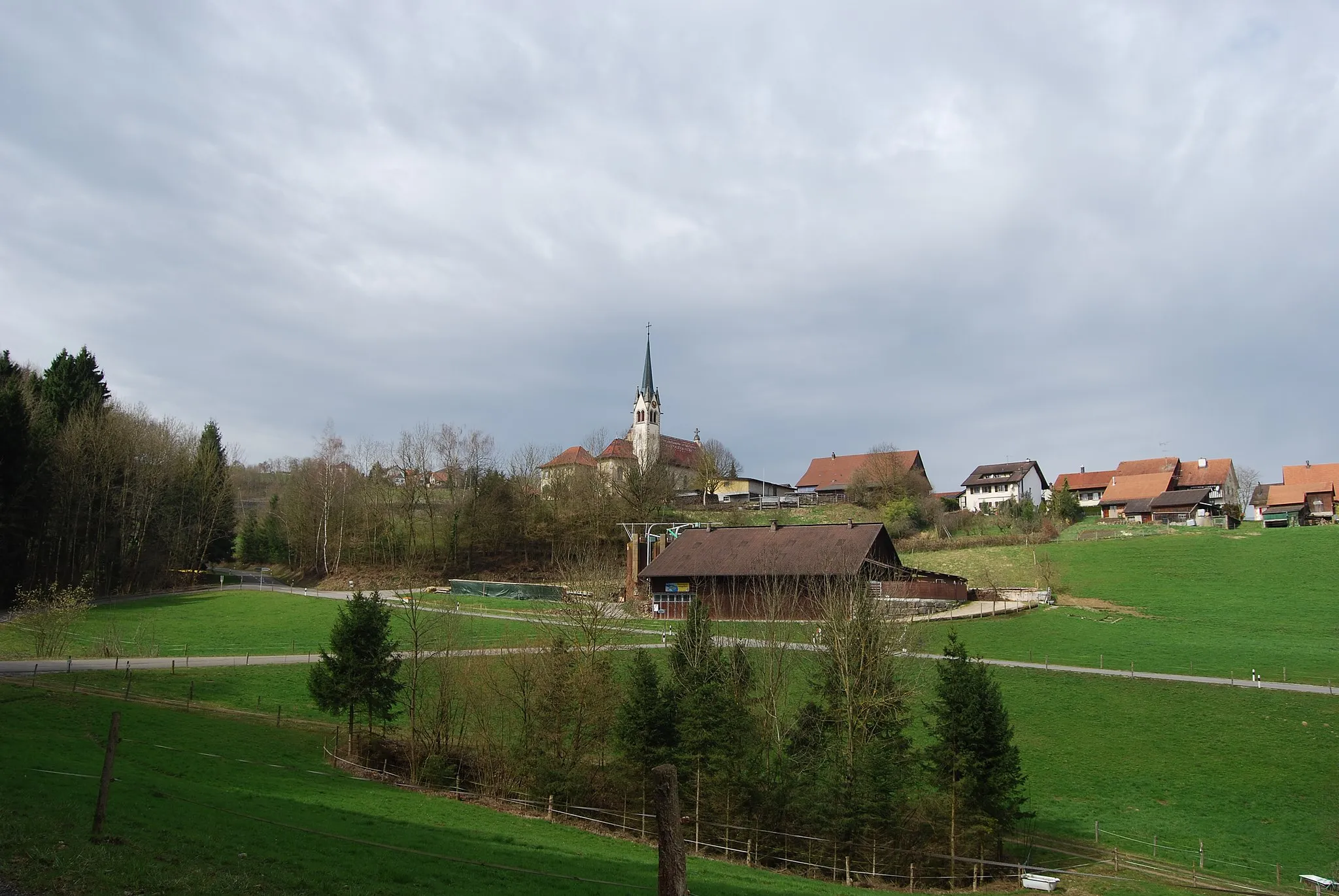 Photo showing: Church of Baldingen, canton of Aargau, Switzerland