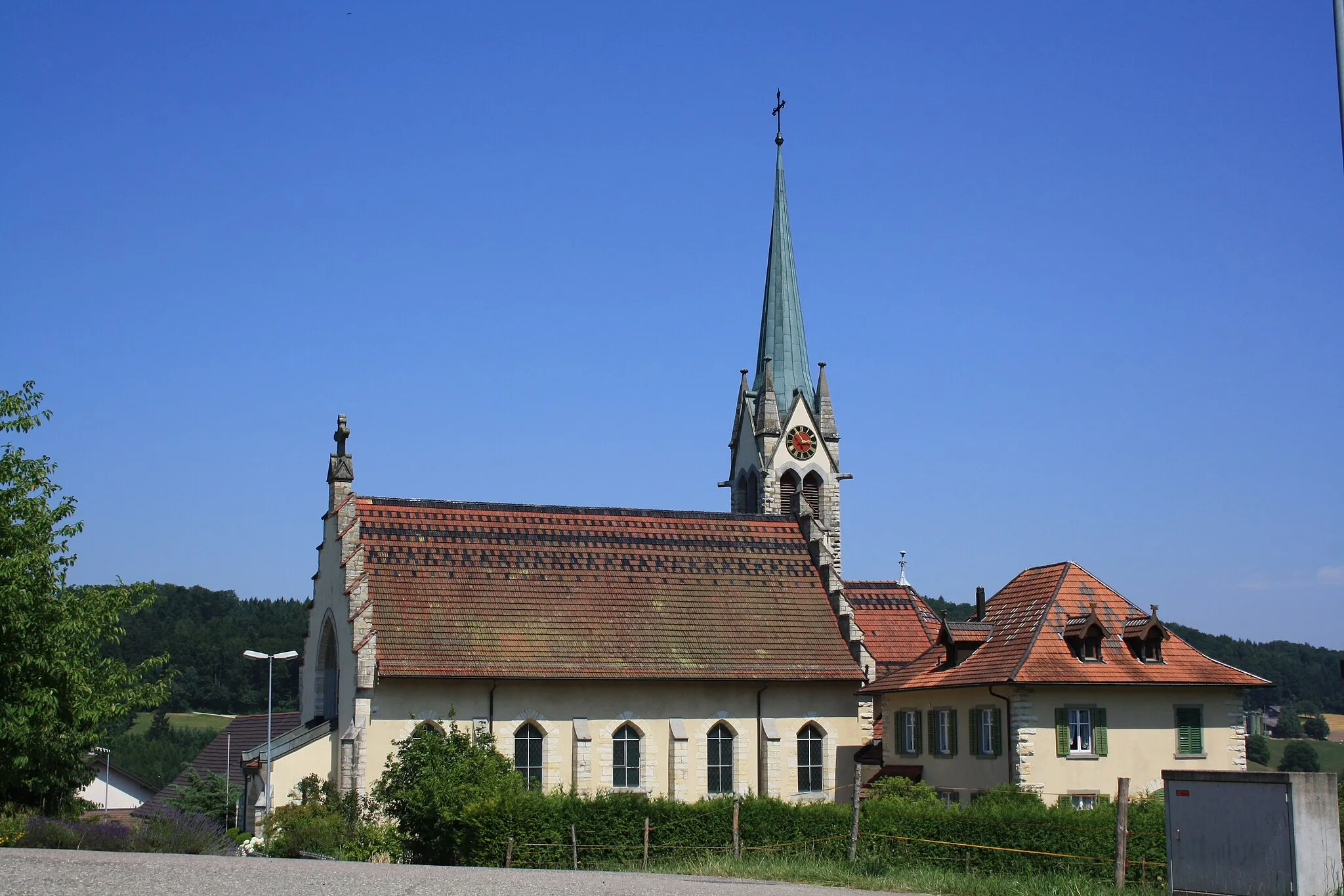 Photo showing: Katholische Kirche St. Agatha, Baldingen