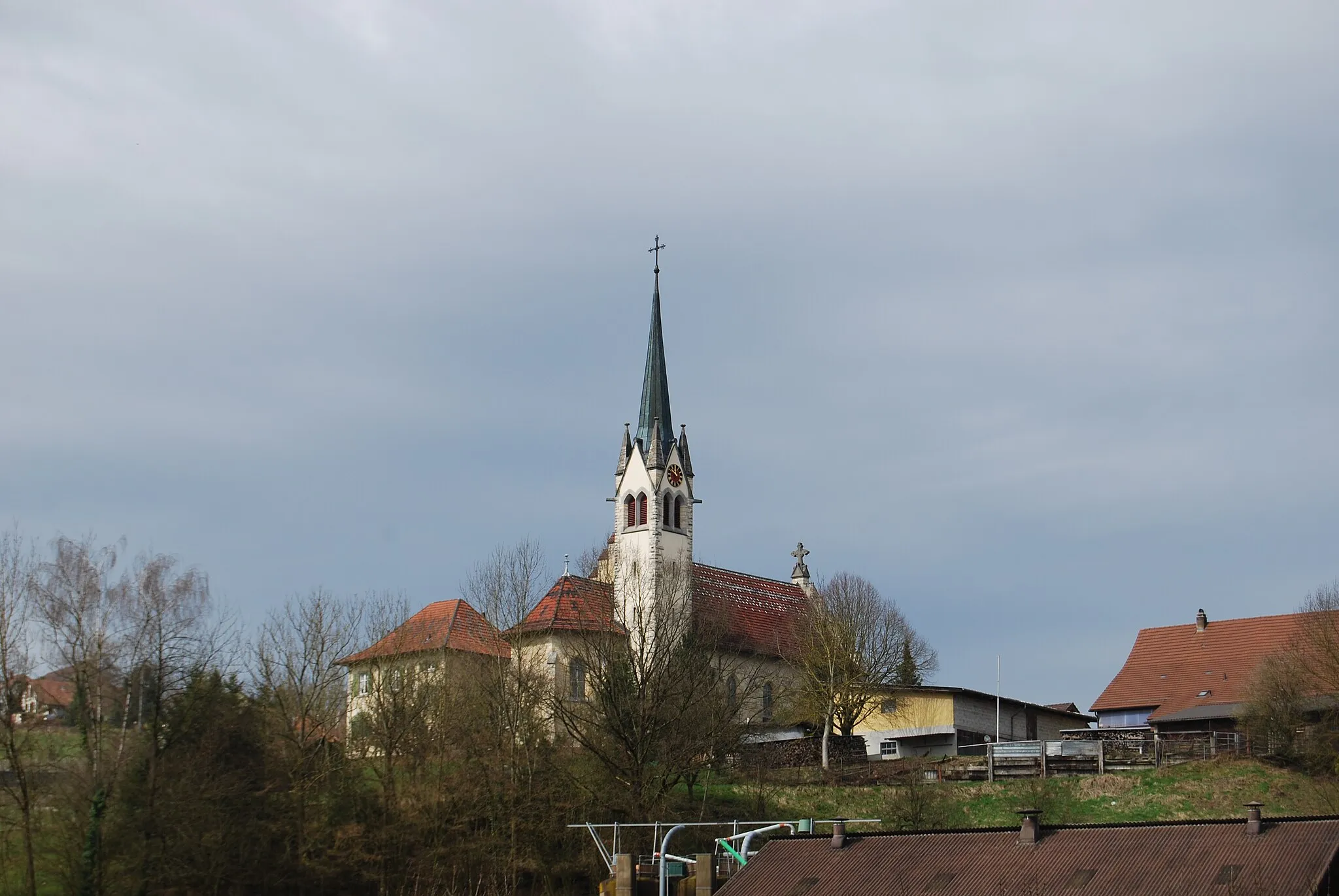 Photo showing: Church of Baldingen, canton of Aargau, Switzerland