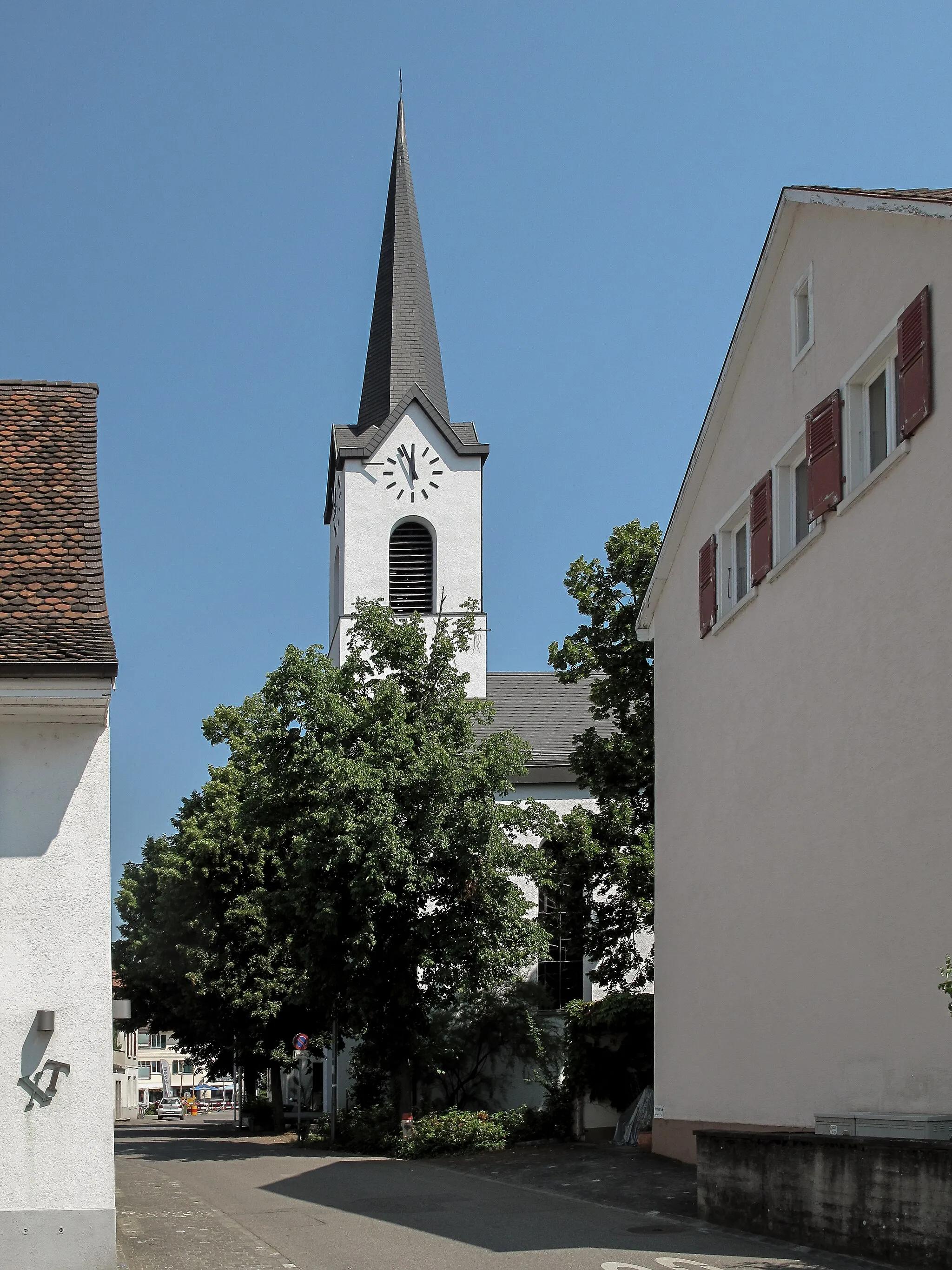 Photo showing: Reinach, church: Sankt Nikolauskirche