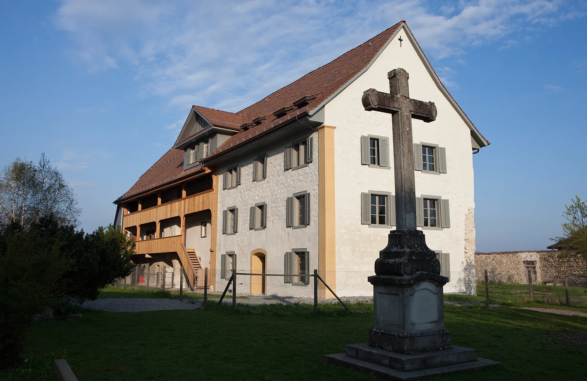 Photo showing: Ehemaliges Pfarrhaus der Johanniterkommende in Hohenrain (LU)