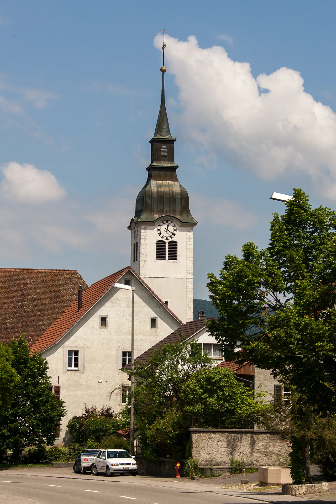 Photo showing: Pfarrkirche in Brislach (BL)