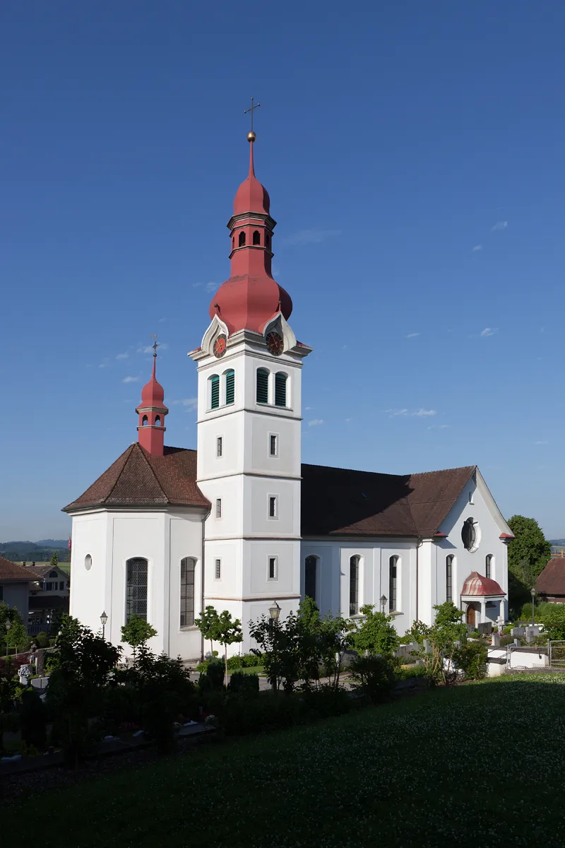 Photo showing: Katholische Kirche St. Verena in Buttisholz (LU), Kulturgut Liste B