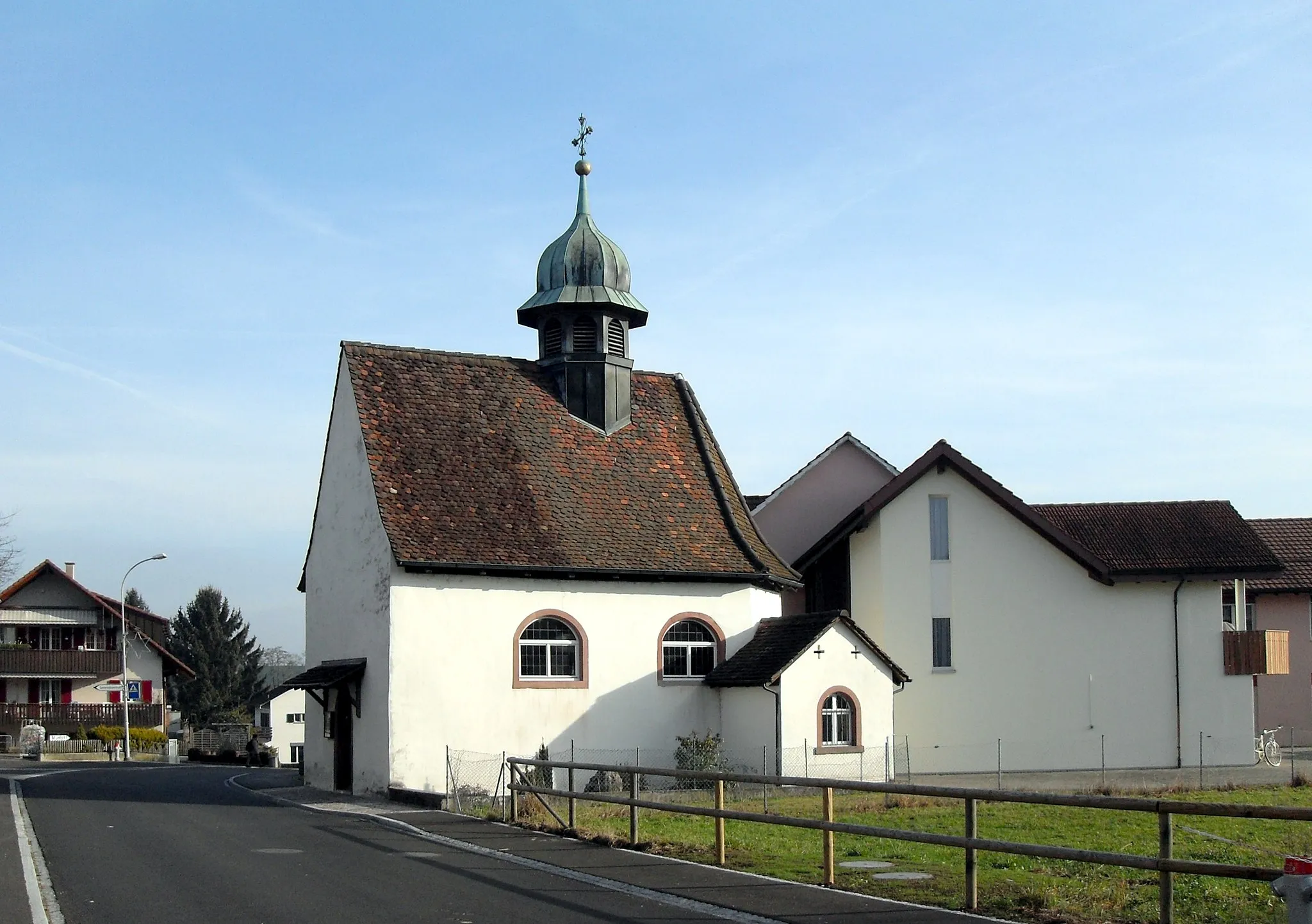 Photo showing: christkatholische Sebastianskapelle in Wallbach, Kanton Aargau, Schweiz