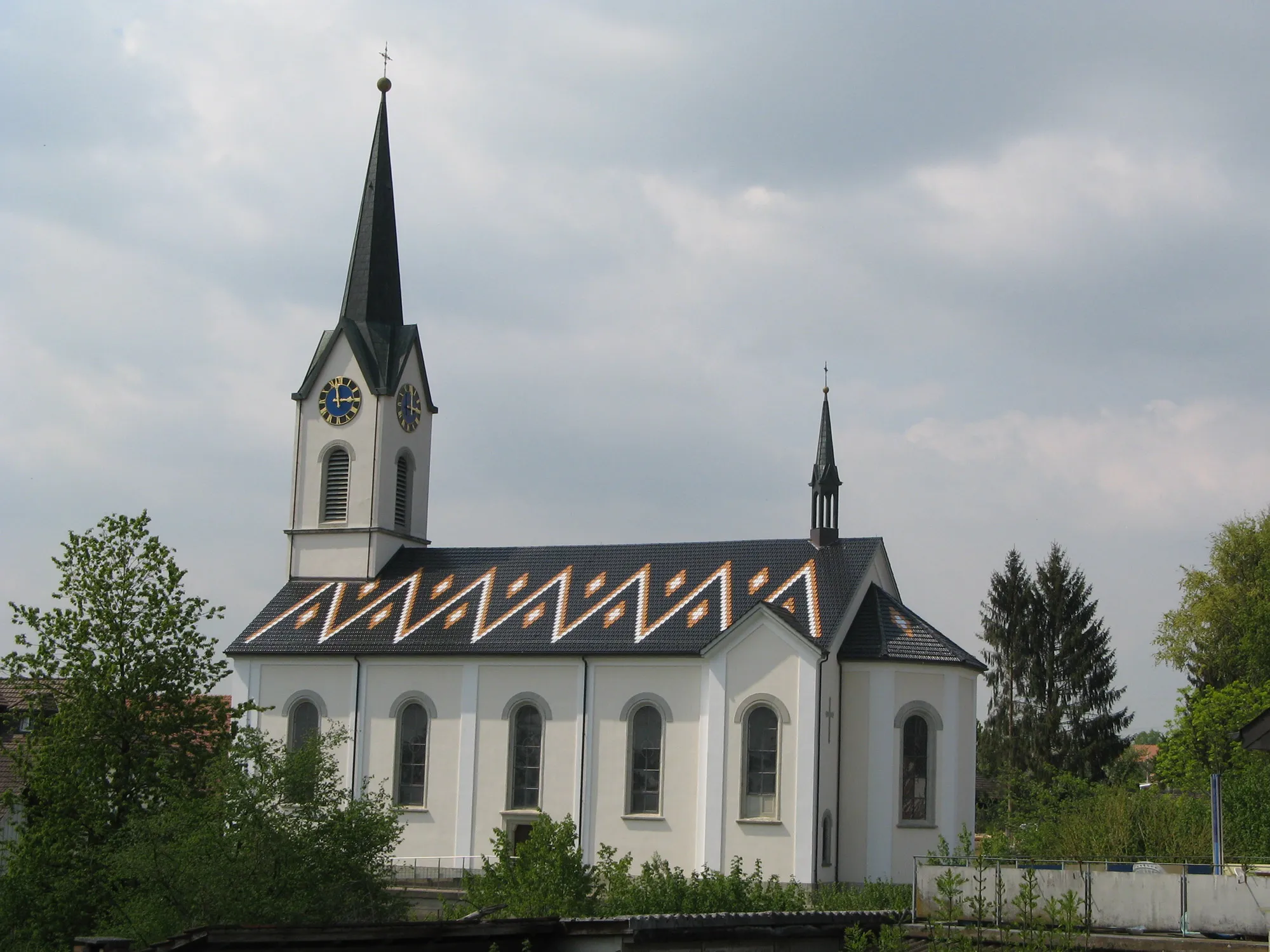Photo showing: Katholische Pfarrkirche in Stetten