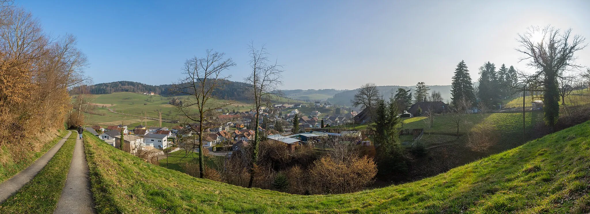 Photo showing: Panorama von Altbüron