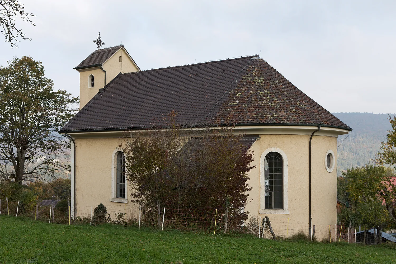 Photo showing: Kapelle St. Wendelin in Huggerwald ob Kleinlützel (SO)