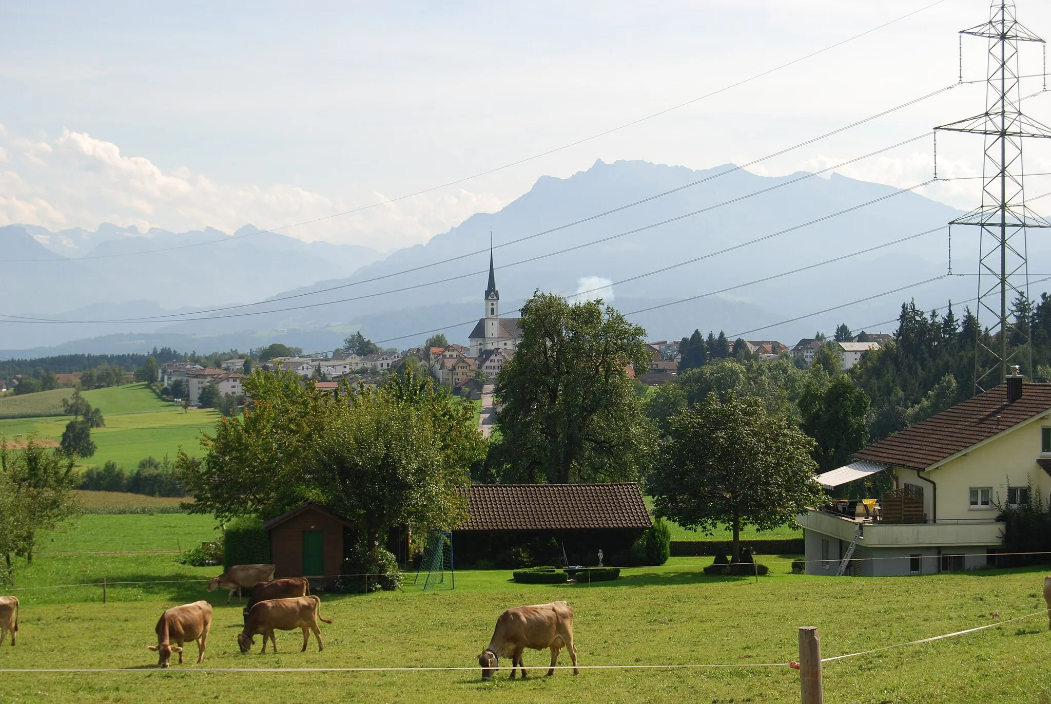 Photo showing: Rain, canton of Lucerne, Switzerland