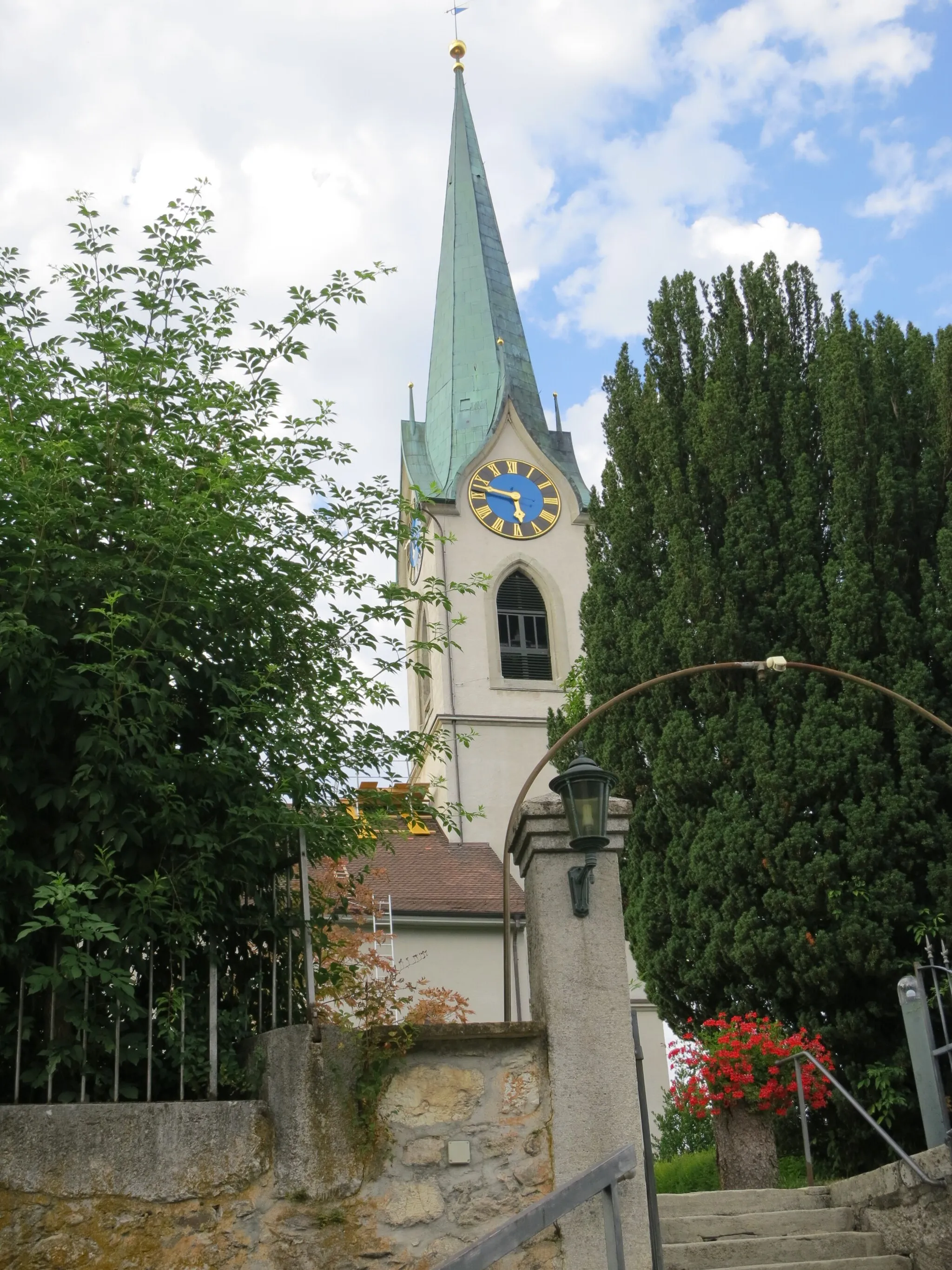 Photo showing: Kirchturm, Niederweningen ZH, Schweiz