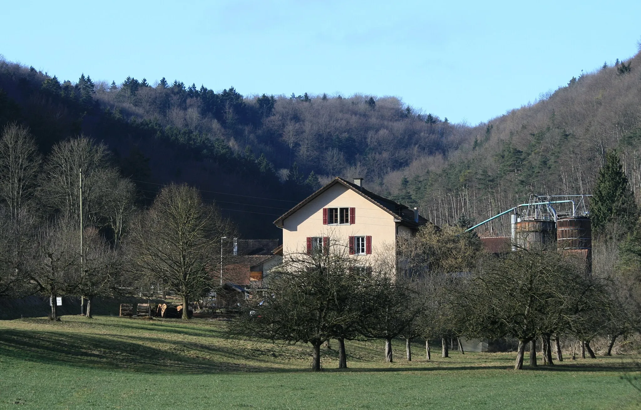 Photo showing: Ueberthal, Gemeinde Oberbözberg