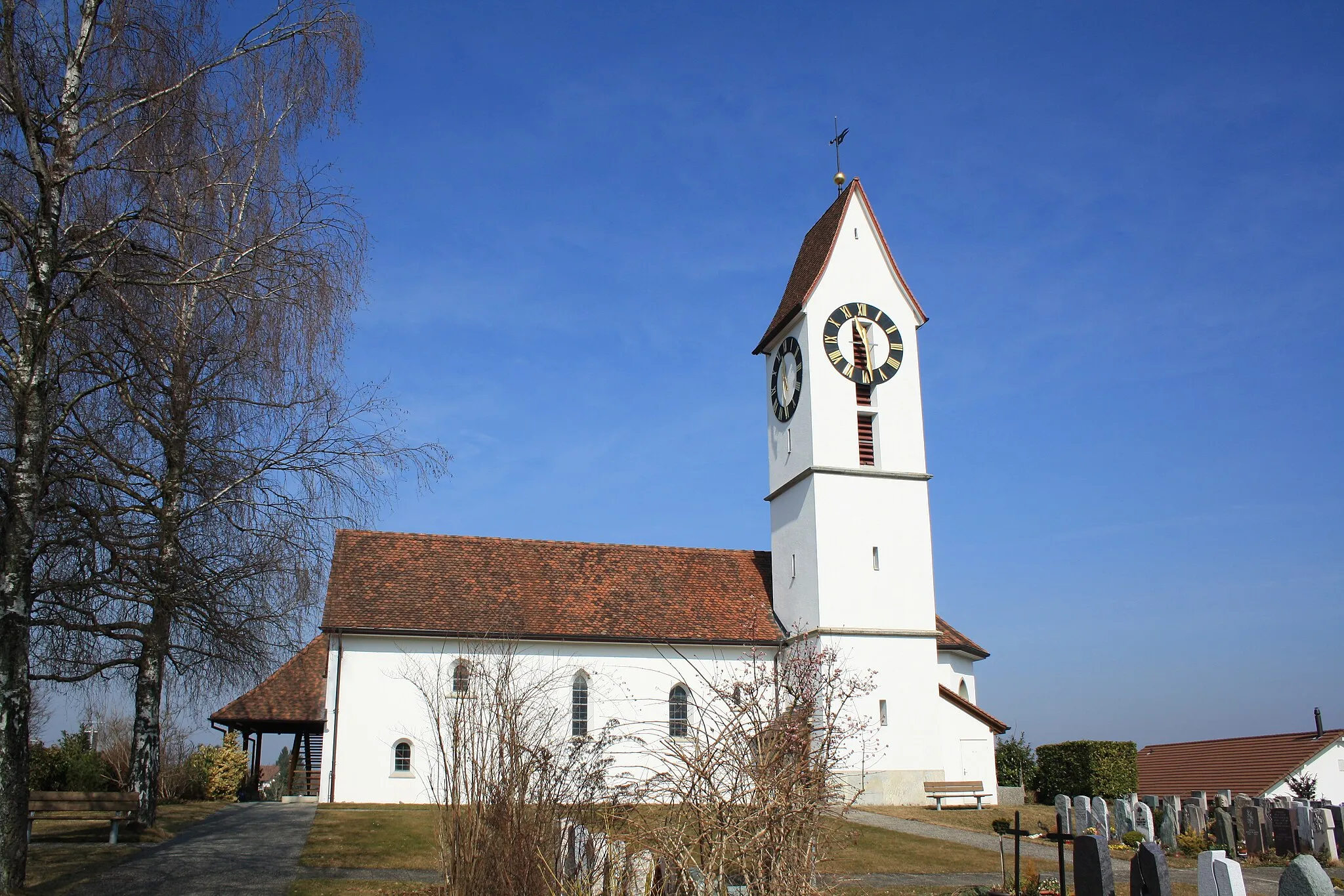 Photo showing: Reformierte Kirche Leutwil